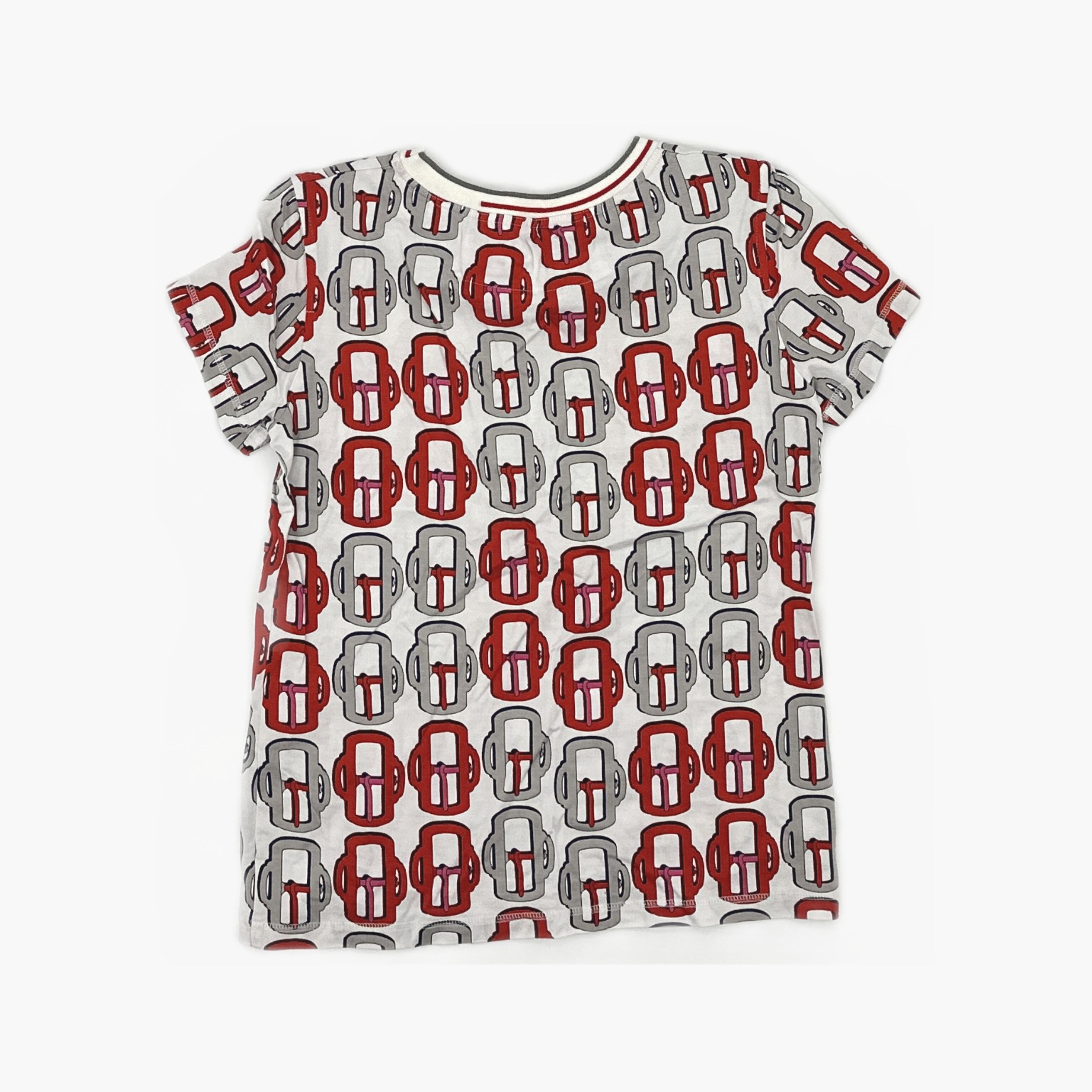 Hermes Hermes Saddle Print T-Shirt Size FR 36 Size XS / US 0-2 / IT 36-38 - 2 Thumbnail