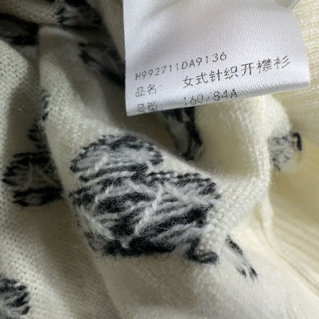 Hermes Hermes Clover Pattern Cashmere Cardigan Size 36 Size XS / US 0-2 / IT 36-38 - 5 Thumbnail
