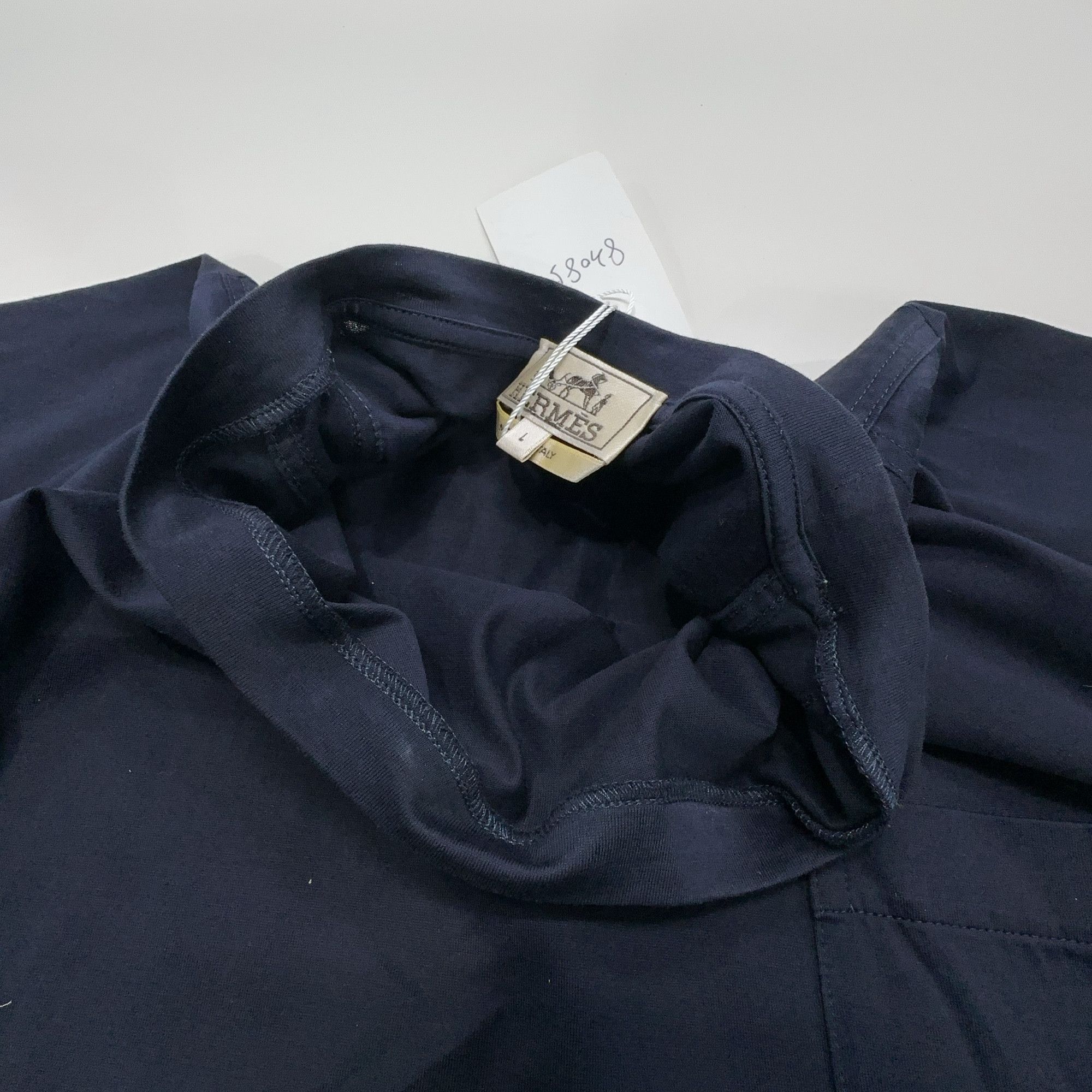 Hermes Hermès Pocket T-Shirt Size L Size US L / EU 52-54 / 3 - 13 Thumbnail