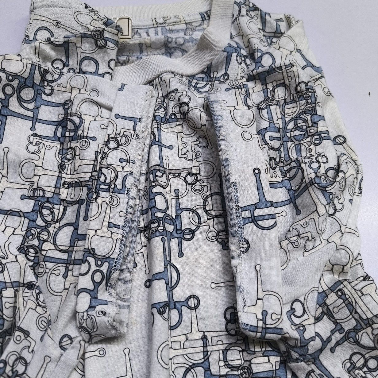 Hermes Hermes Geometric Pattern T-Shirt White Size L Size US L / EU 52-54 / 3 - 8 Thumbnail