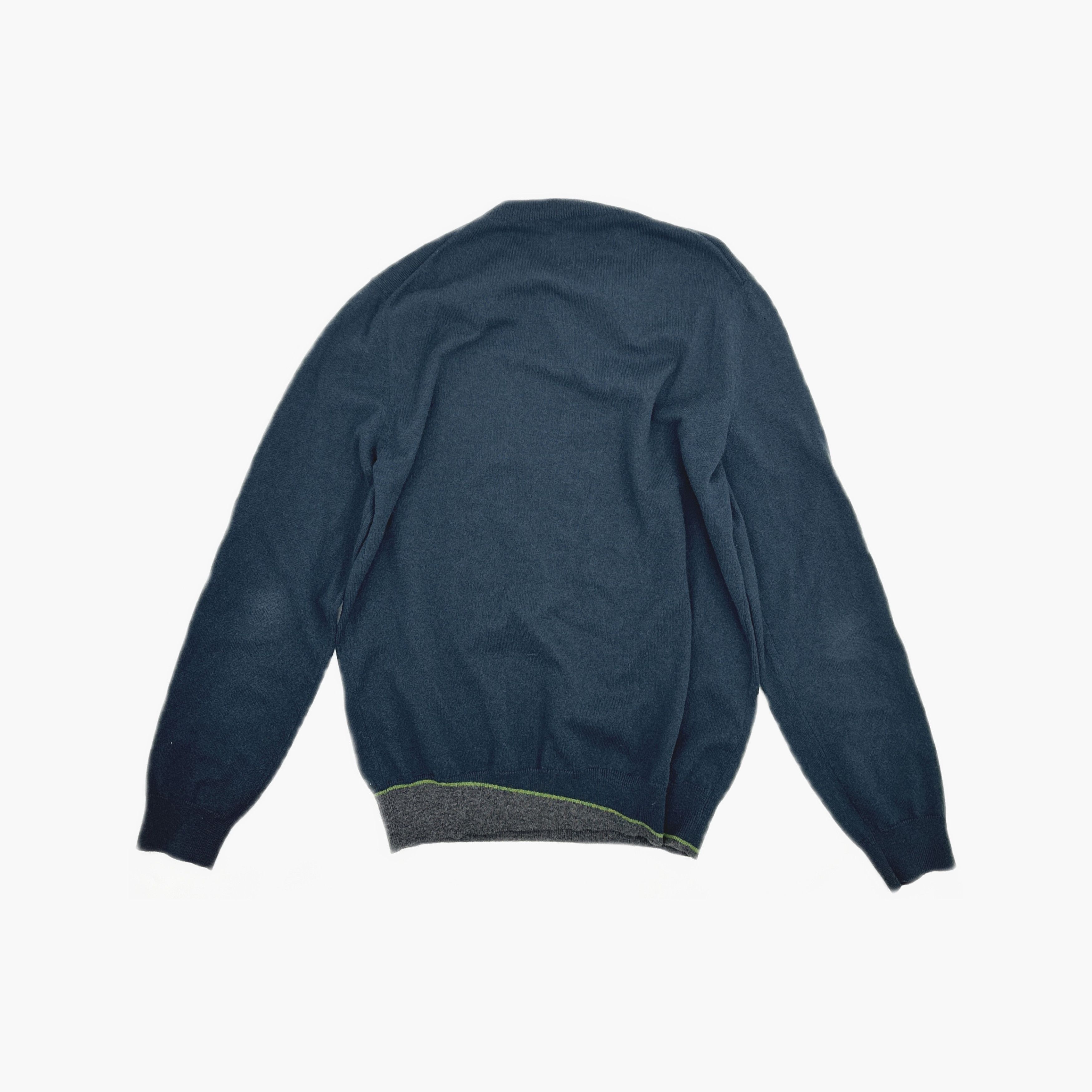 Hermes Hermes Blue Cashmere Crewneck Sweater Size XL Size US XL / EU 56 / 4 - 2 Thumbnail