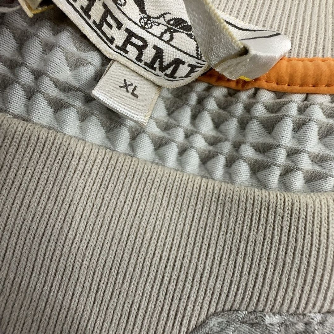 Hermes Hermès Waffle Texture Sweatshirt Size XL Size US XL / EU 56 / 4 - 4 Thumbnail