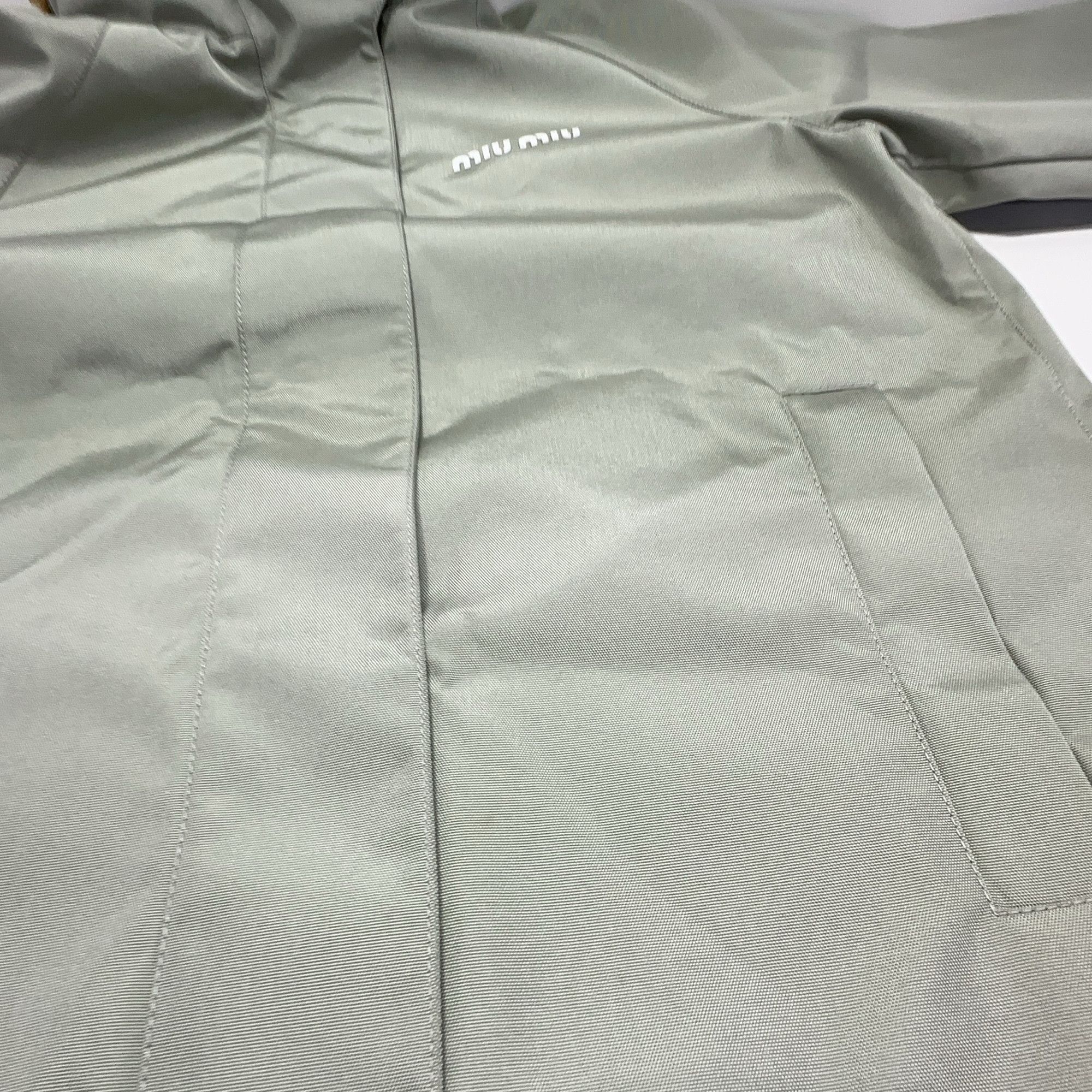 Miu Miu Miu Miu Cordura Logo Zip Jacket Size 36 Size XS / US 0-2 / IT 36-38 - 9 Thumbnail