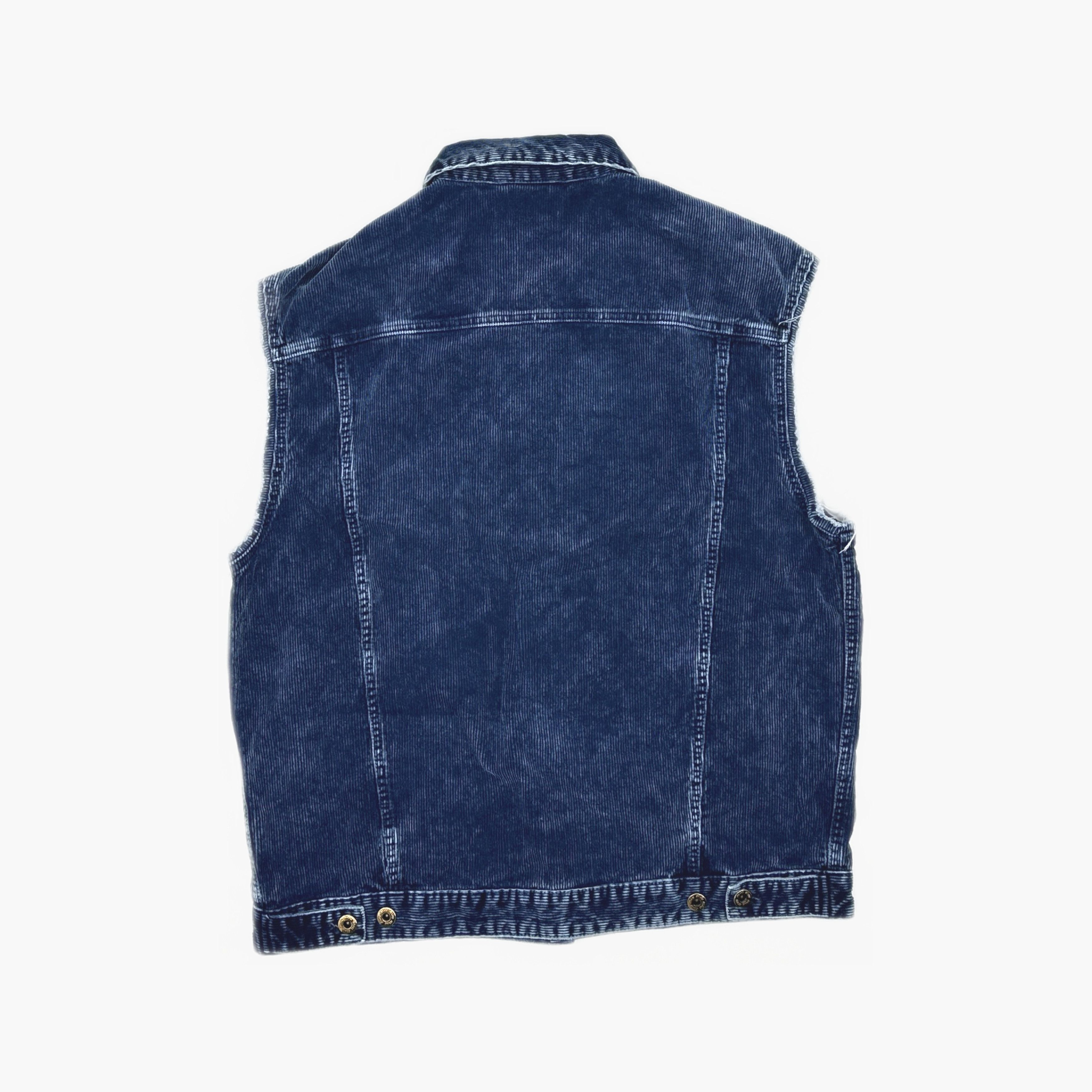 Miu Miu Miu Miu Corduroy Vest Blue Size 36 Size XS / US 0-2 / IT 36-38 - 2 Thumbnail