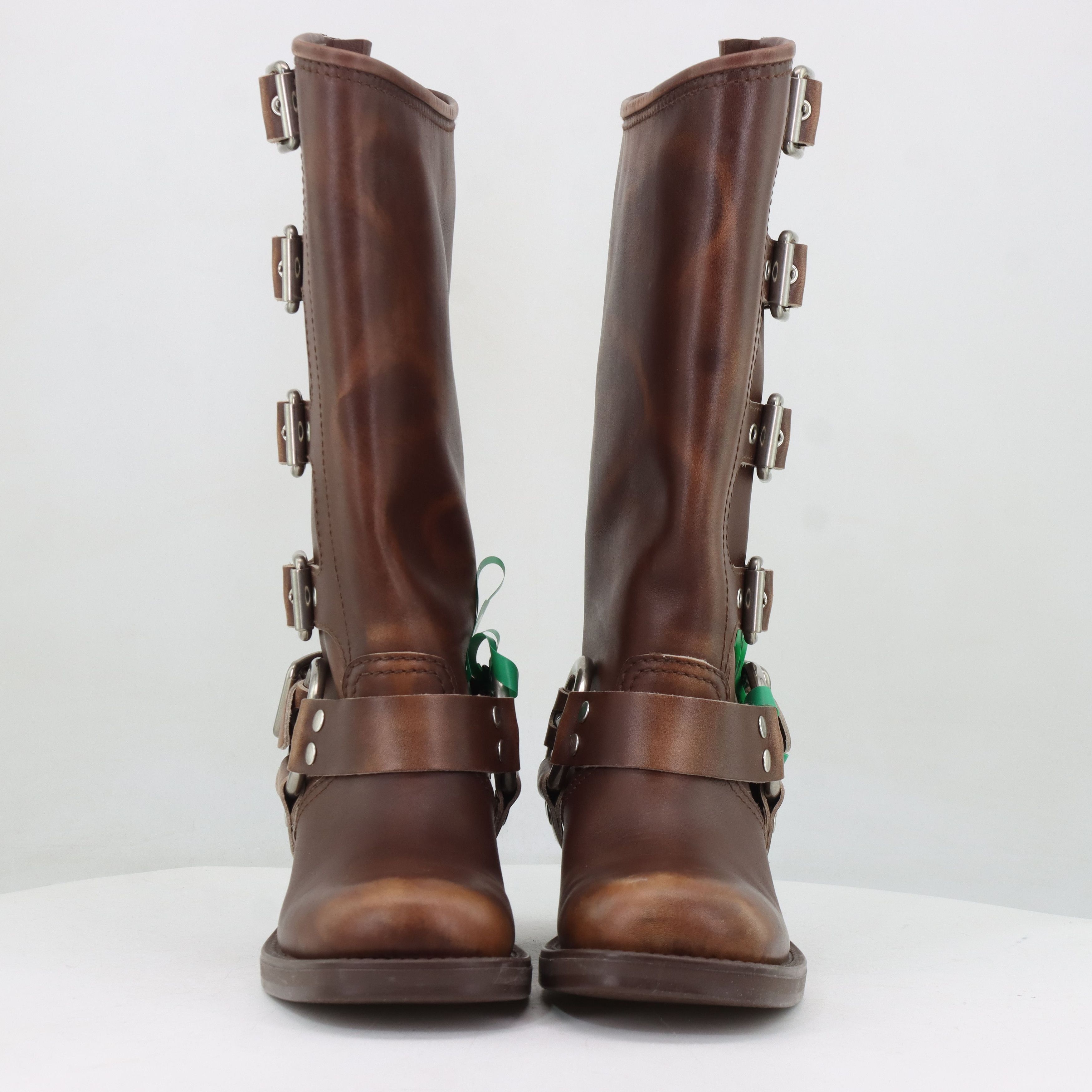 Miu Miu Miu Miu Brown Leather Buckle Boots Size 37 Size US 7 / IT 37 - 4 Thumbnail