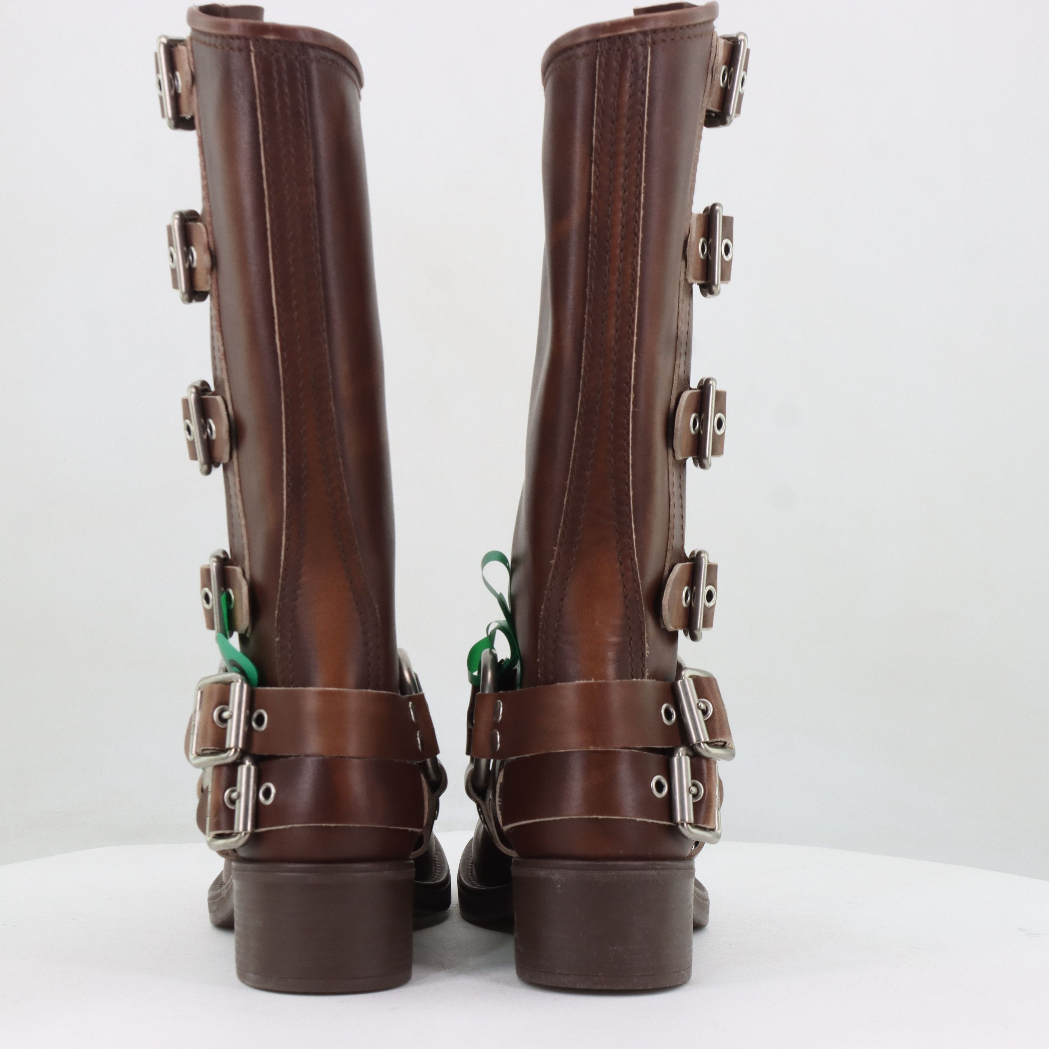 Miu Miu Miu Miu Brown Leather Buckle Boots Size 37 Size US 7 / IT 37 - 5 Thumbnail