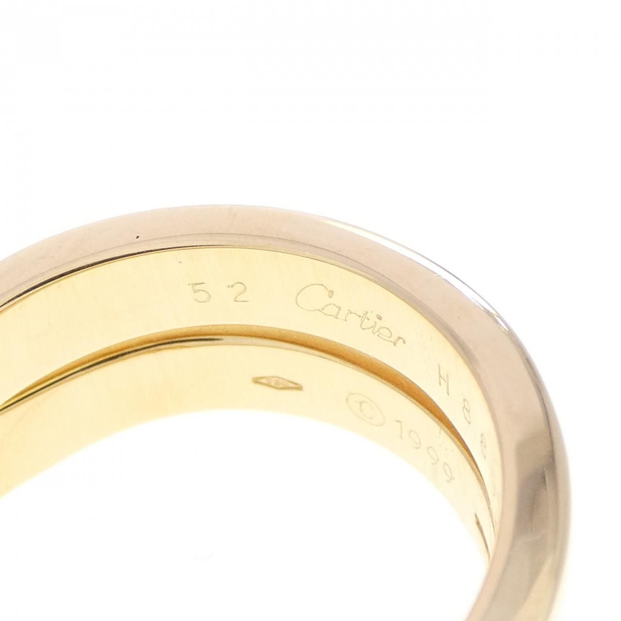 Cartier Cartier Cartier Paris 750 Yellow Gold Ring Size 12 Precious Metal Ring DUTY FREE for USA Size ONE SIZE - 4 Thumbnail
