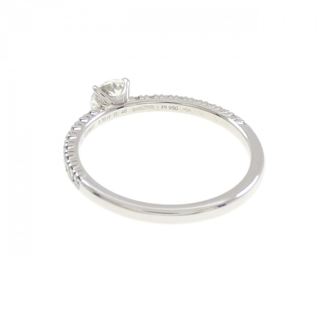 Cartier Cartier Cartier Etincelle Platinum Ring Size 46 Precious Metal Ring N4744300 DUTY FREE for USA Size ONE SIZE - 3 Thumbnail