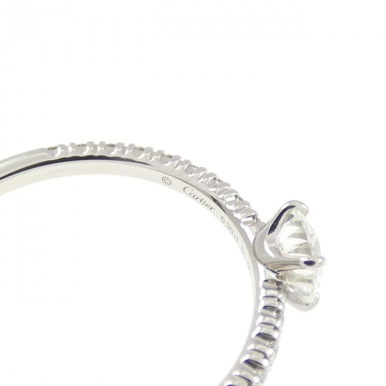 Cartier Cartier Cartier Etincelle Platinum Ring Size 46 Precious Metal Ring N4744300 DUTY FREE for USA Size ONE SIZE - 4 Thumbnail