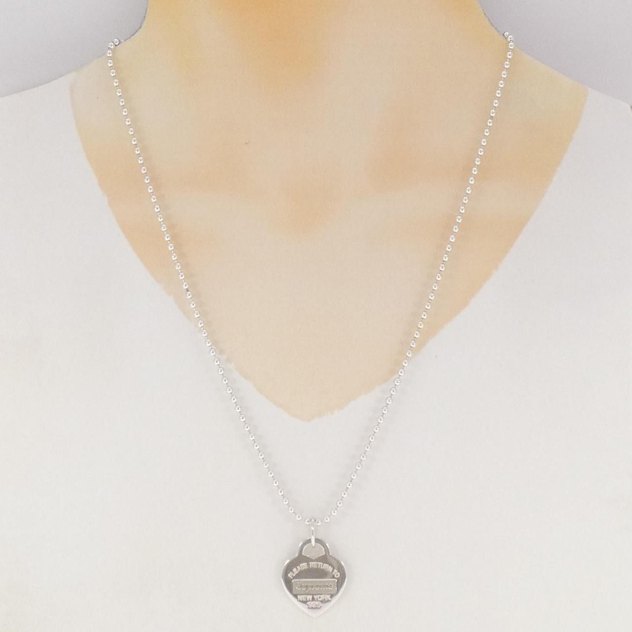 Tiffany & Co. Tiffany & Co. Tiffany Heart Tag 925 Silver Necklace Precious Metal Necklace DUTY FREE for USA Size ONE SIZE - 6 Thumbnail