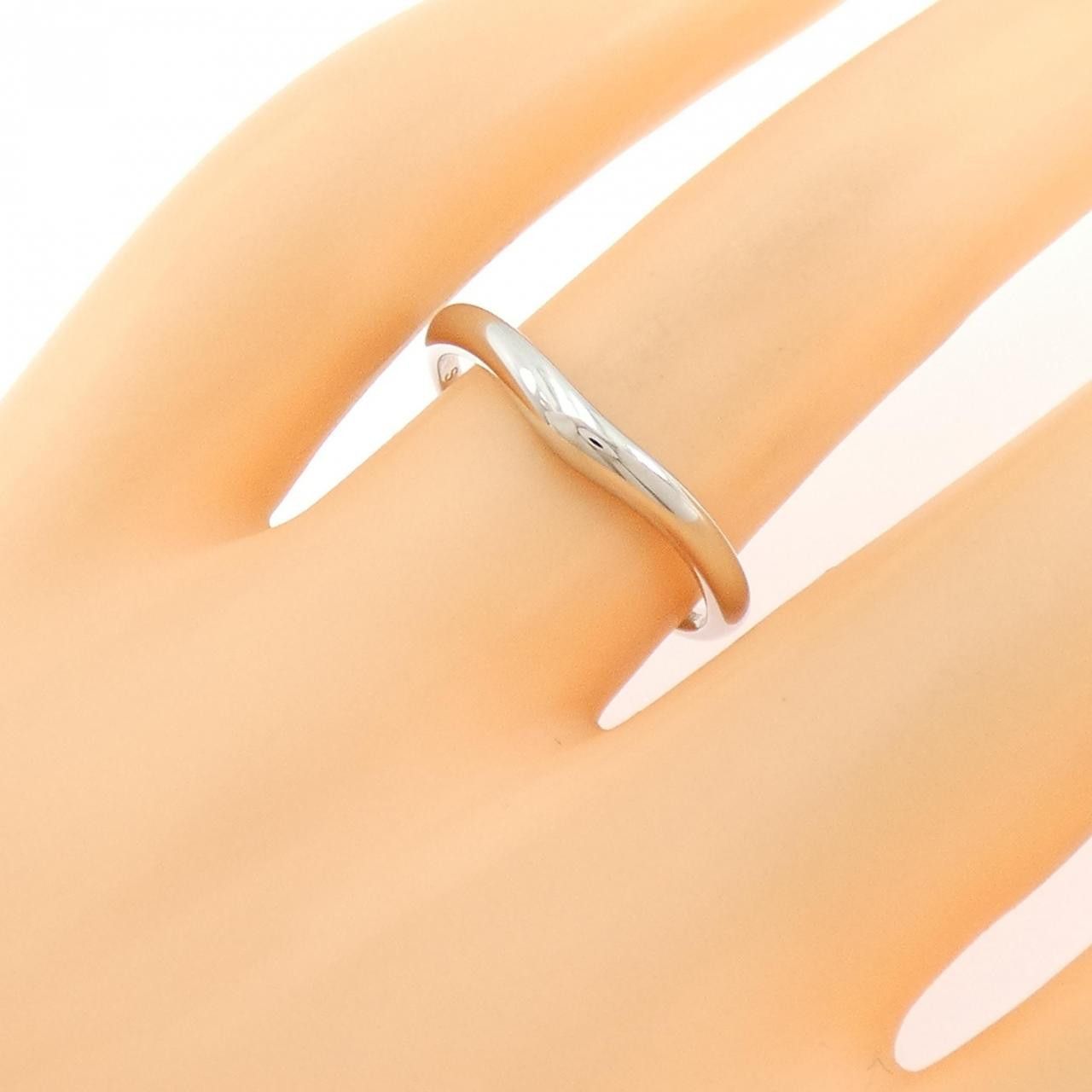 Bvlgari Bvlgari Bulgari Wedding Platinum Ring Size 14 Precious Metal Ring DUTY FREE for USA Size ONE SIZE - 5 Thumbnail