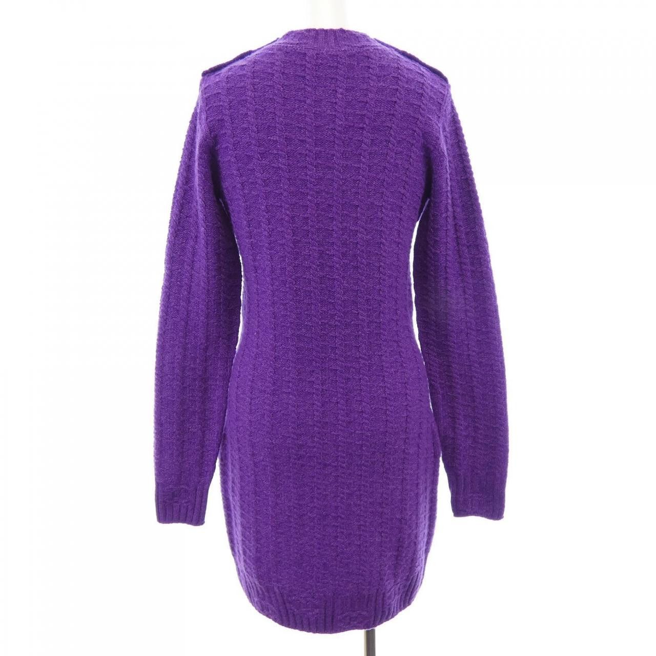 Chanel Chanel Chanel Cashmere Dress Textile Dresses P75622K10839 DUTY FREE for USA Size ONE SIZE - 2 Thumbnail