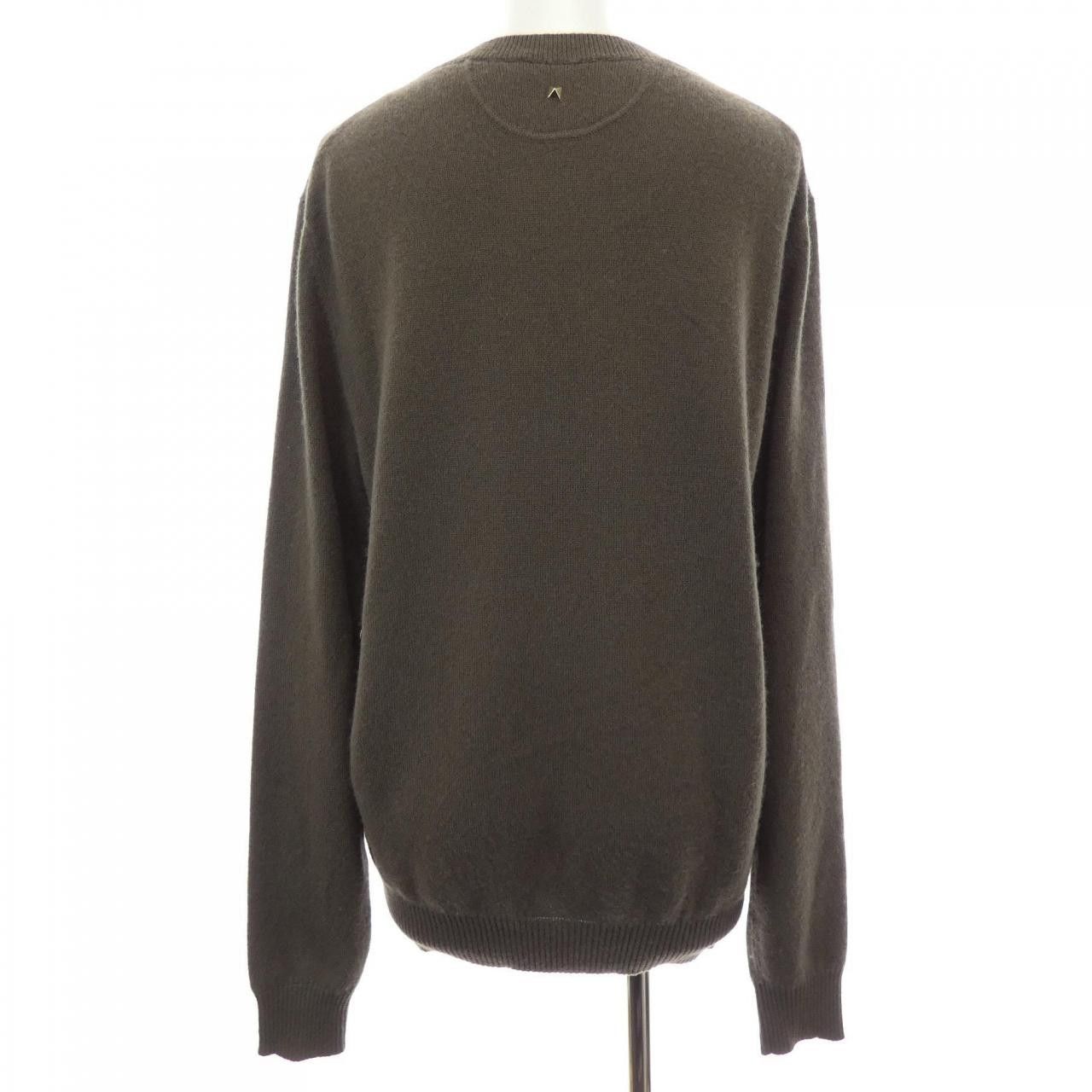 Valentino Valentino Valentino Cashmere Knit Textile Tops IV0KC03K2GP DUTY FREE for USA Size ONE SIZE - 2 Thumbnail