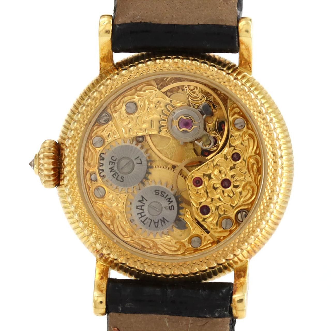 Other Other Waltham Yellow Gold Round Manual Precious Metal Other DUTY FREE for USA Size ONE SIZE - 6 Thumbnail