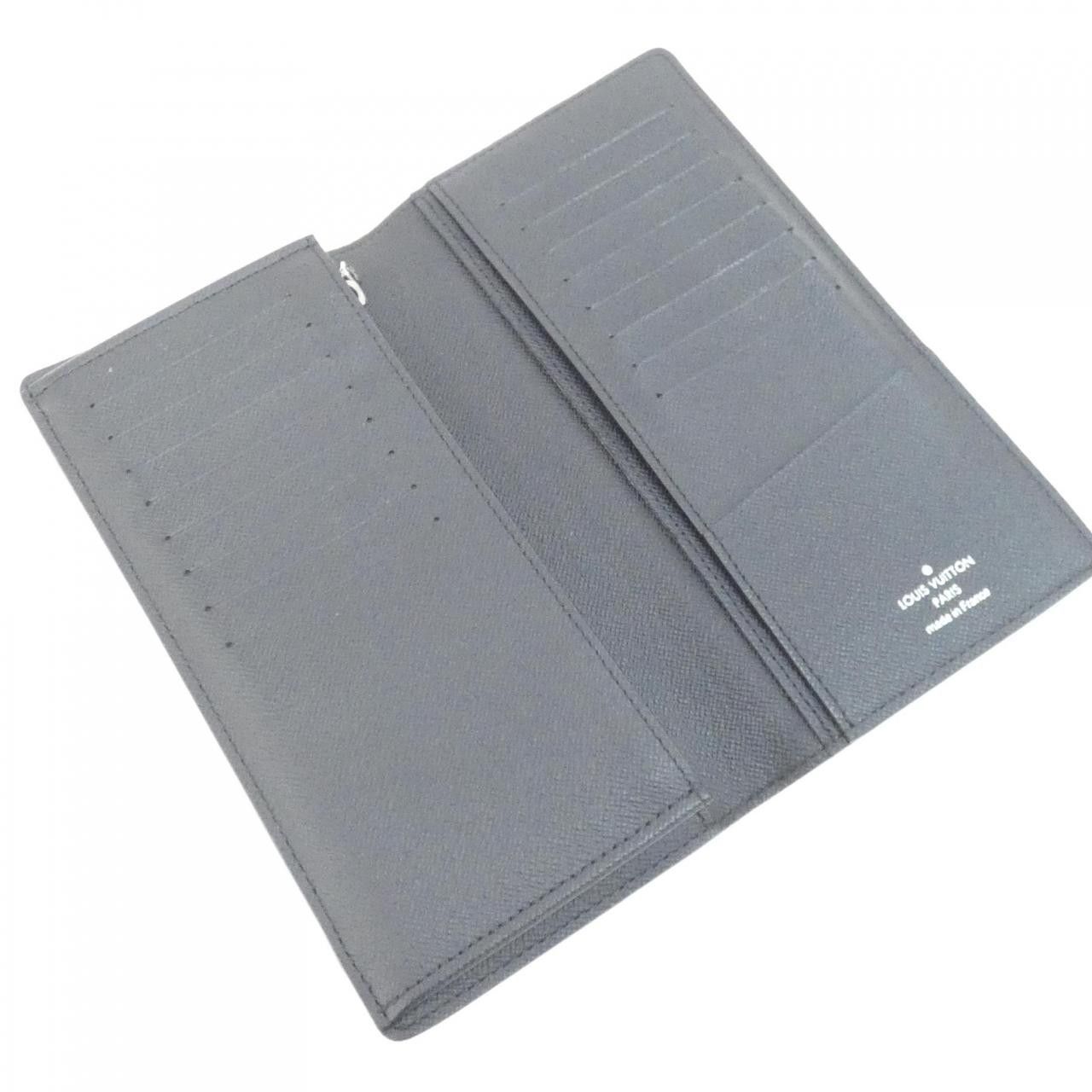 Louis Vuitton Louis Vuitton Louis Vuitton Porte feuille Brazza Monogram Eclipse Long Wallet Textile Long Wallet M61697 DUTY FREE for USA Size ONE SIZE - 4 Thumbnail