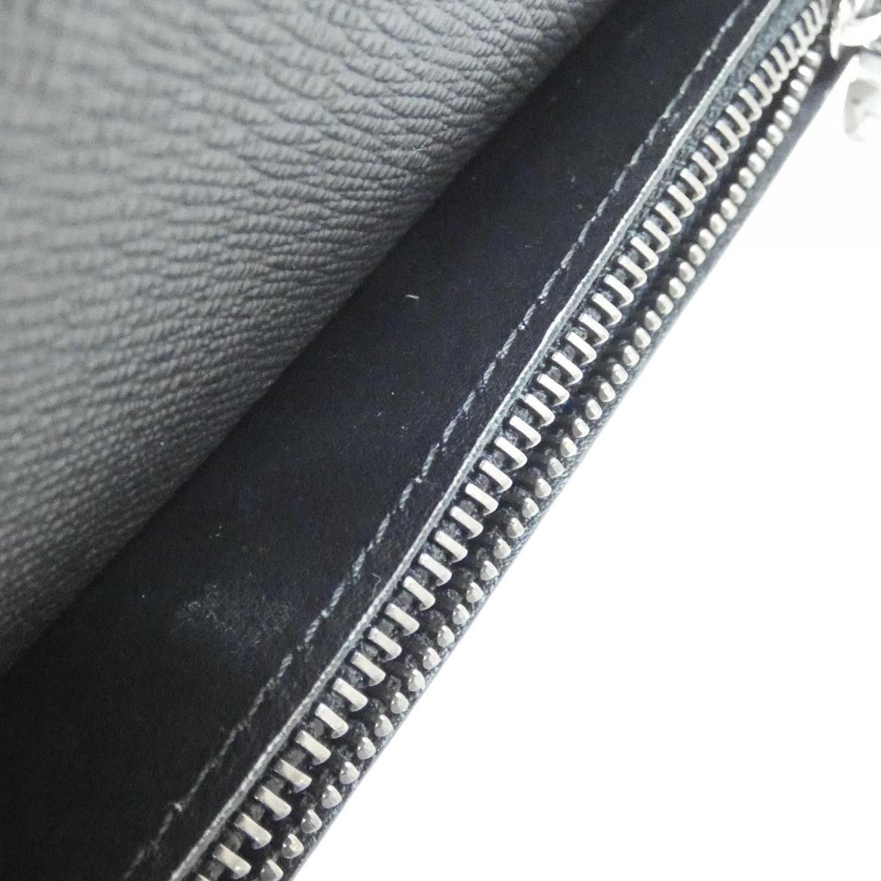 Louis Vuitton Louis Vuitton Louis Vuitton Porte feuille Brazza Monogram Eclipse Long Wallet Textile Long Wallet M61697 DUTY FREE for USA Size ONE SIZE - 8 Thumbnail