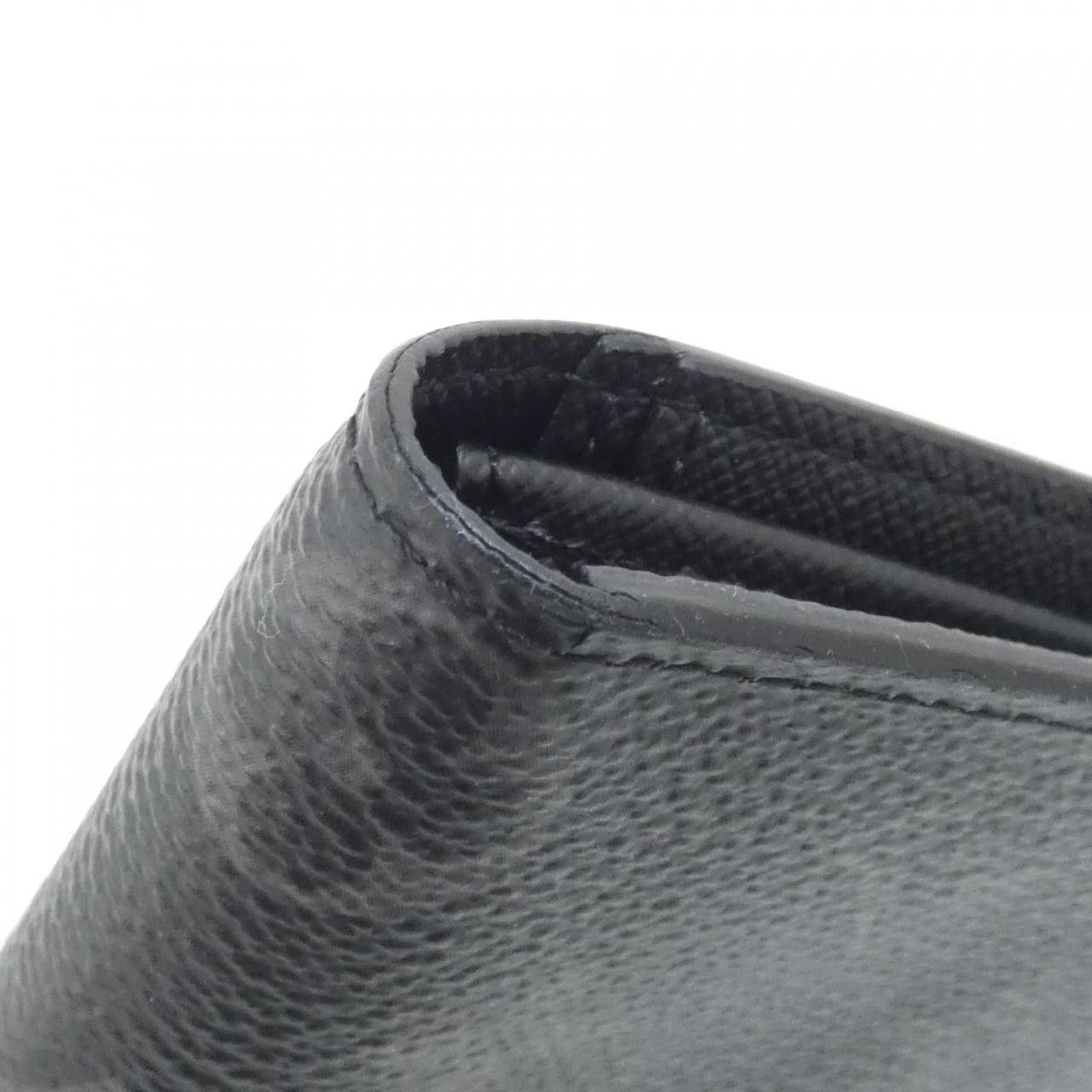 Louis Vuitton Louis Vuitton Louis Vuitton Porte feuille Brazza Monogram Eclipse Long Wallet Textile Long Wallet M61697 DUTY FREE for USA Size ONE SIZE - 2 Thumbnail