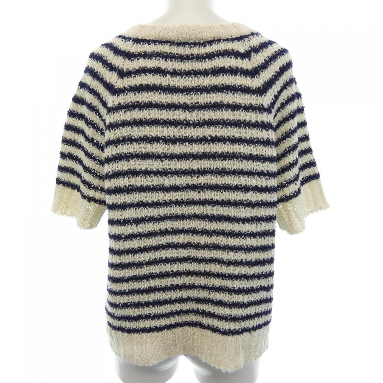 Dior Dior Christian Dior DIOR MARINieRE knit short sleeve sweater Textile Tops 524S24A7026 DUTY FREE for USA Size ONE SIZE - 2 Thumbnail