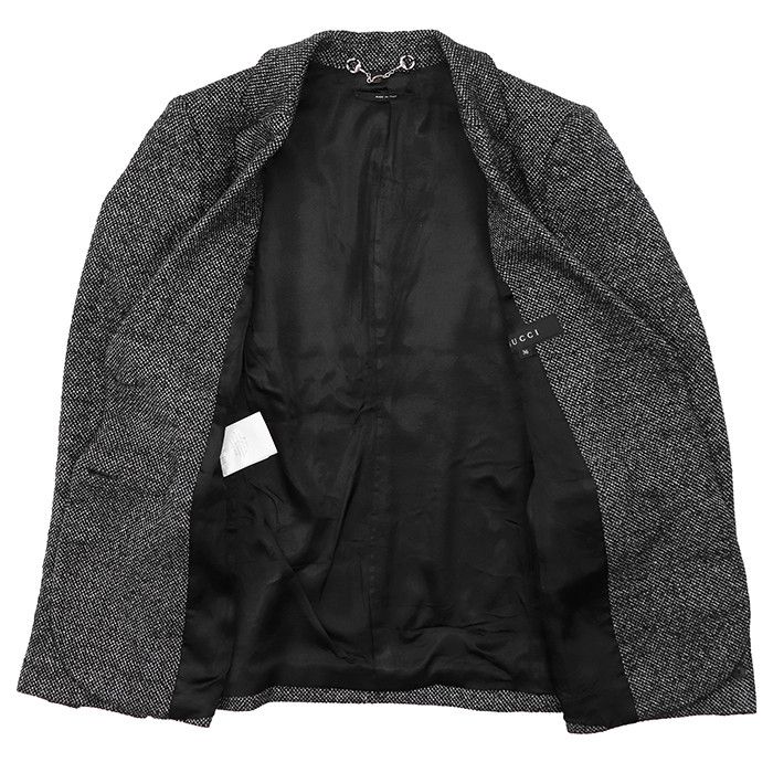 Gucci Gucci Gucci Stretch Wool Silk Nylon Tailored Jacket Textile Outerwear DUTY FREE for USA Size ONE SIZE - 7 Thumbnail