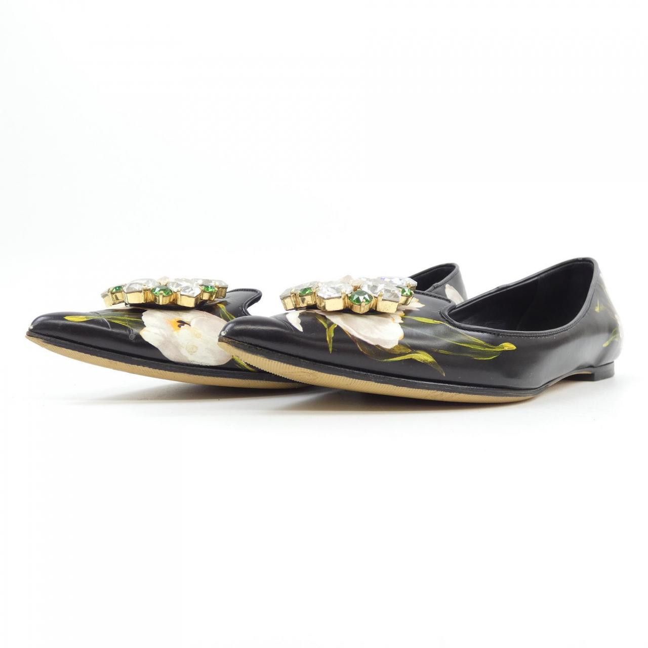 Dolce & Gabbana Dolce & Gabbana Dolce&Gabbana Flat Shoes Leather Shoes DUTY FREE for USA Size ONE SIZE - 3 Thumbnail