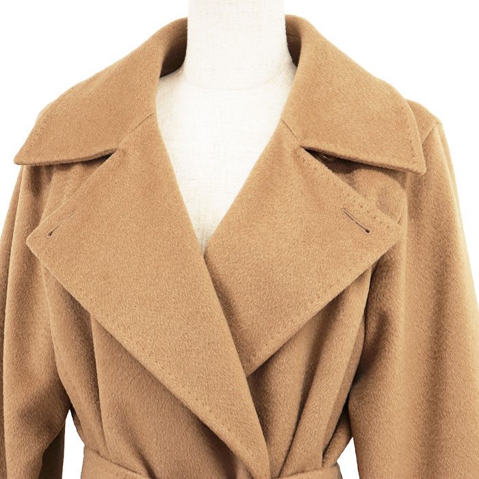 Max Mara MaxMara MaxMara Camel Coat Textile Outerwear DUTY FREE for USA Size ONE SIZE - 2 Thumbnail