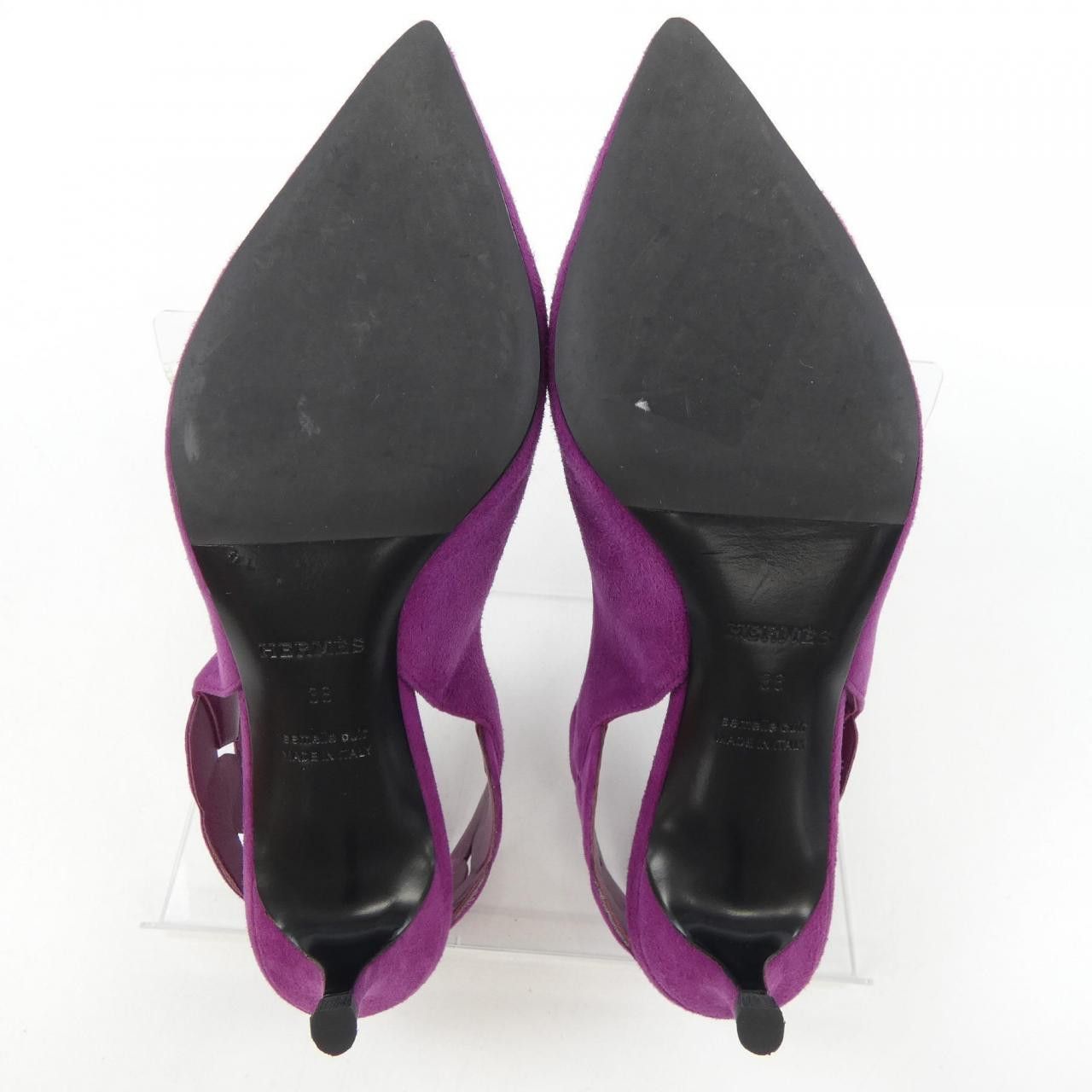 Hermes Hermes Hermes Gabriela40 Chaine D Ancre Leather Pumps Leather Shoes DUTY FREE for USA Size ONE SIZE - 4 Thumbnail