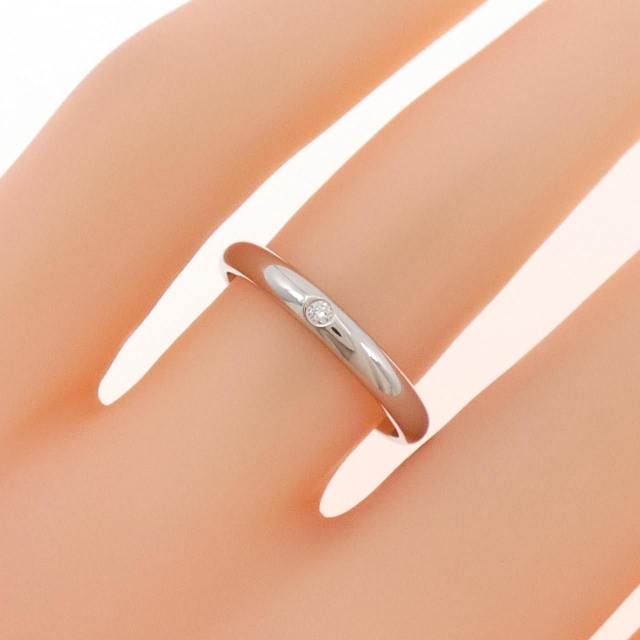 Cartier Cartier Cartier Wedding Platinum Ring Size 9.5 Precious Metal Ring B4057700 DUTY FREE for USA Size ONE SIZE - 5 Thumbnail