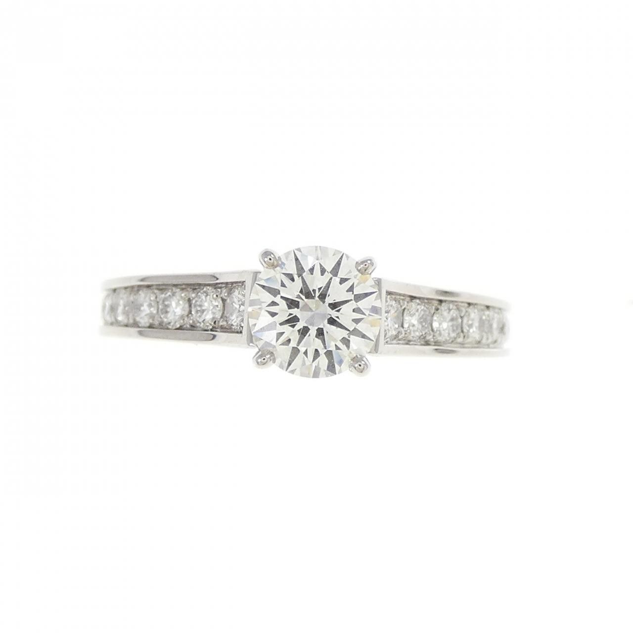 Cartier Cartier Cartier 1895 Solitaire Platinum Ring Size 9 Precious Metal Ring N4164600 DUTY FREE for USA Size ONE SIZE - 2 Thumbnail