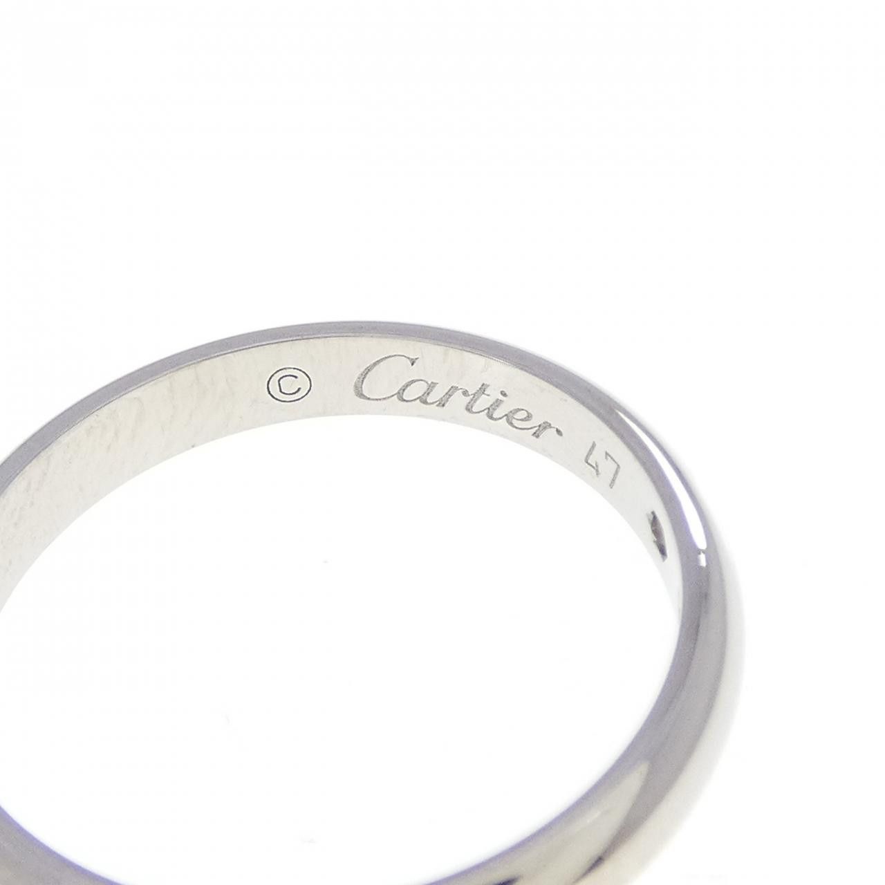 Cartier Cartier Cartier Wedding Platinum950 Diamond Ring Size 7 Precious Metal Ring B4057700 DUTY FREE for USA Size ONE SIZE - 4 Thumbnail
