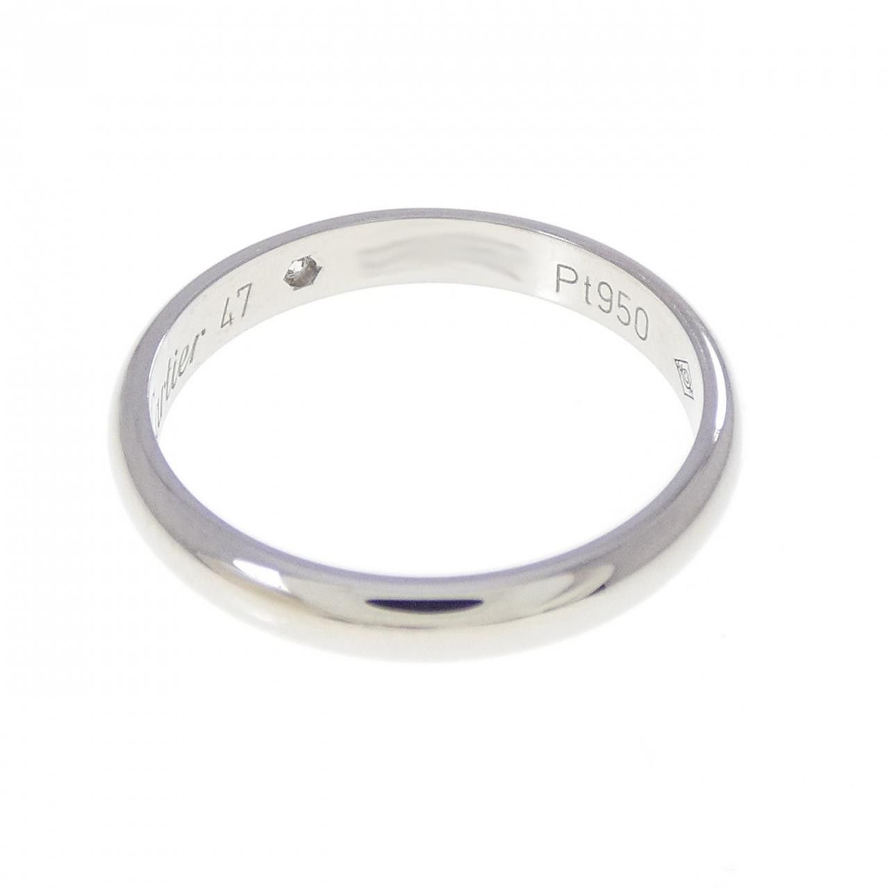 Cartier Cartier Cartier Wedding Platinum950 Diamond Ring Size 7 Precious Metal Ring B4057700 DUTY FREE for USA Size ONE SIZE - 3 Thumbnail
