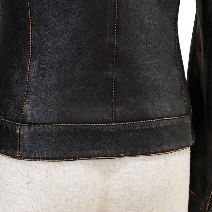 Dolce & Gabbana Dolce & Gabbana Dolce&Gabbana Sheepskin Jacket Leather Outerwear DUTY FREE for USA Size ONE SIZE - 16 Thumbnail