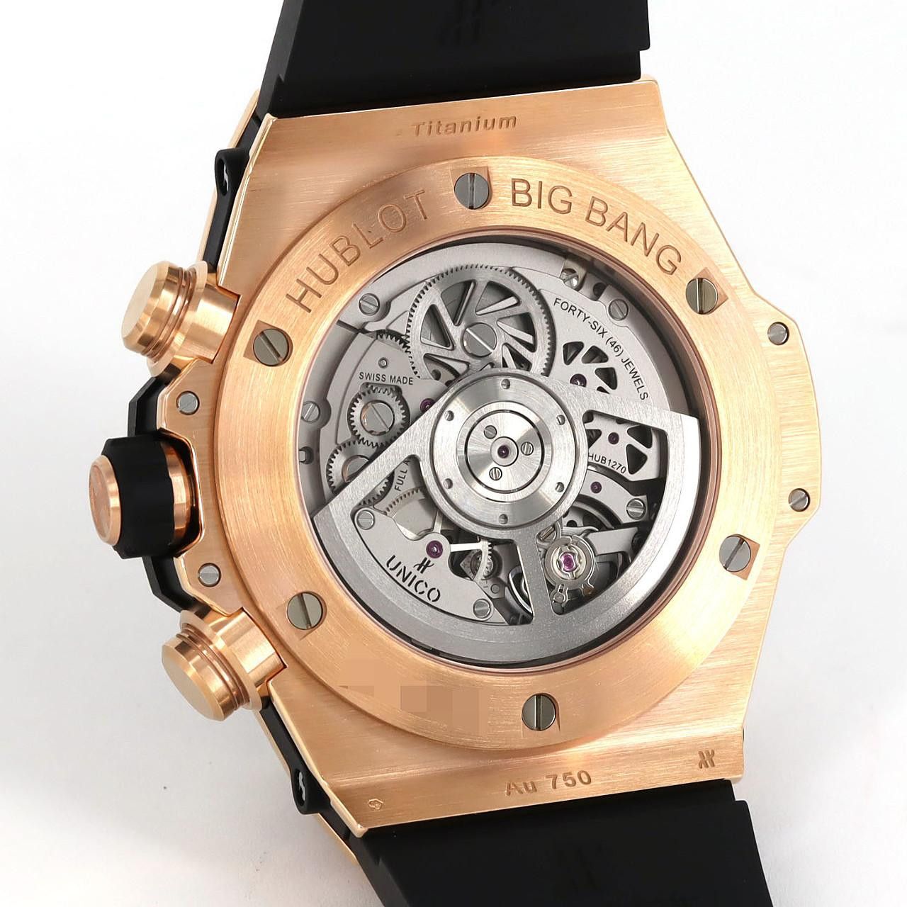 Hublot Hublot Hublot Big Bang Unico Perpetual Calendar King Gold Pink Gold Automatic Precious Metal Automatic 406.OM.0180.RX DUTY FREE for USA Size ONE SIZE - 5 Thumbnail