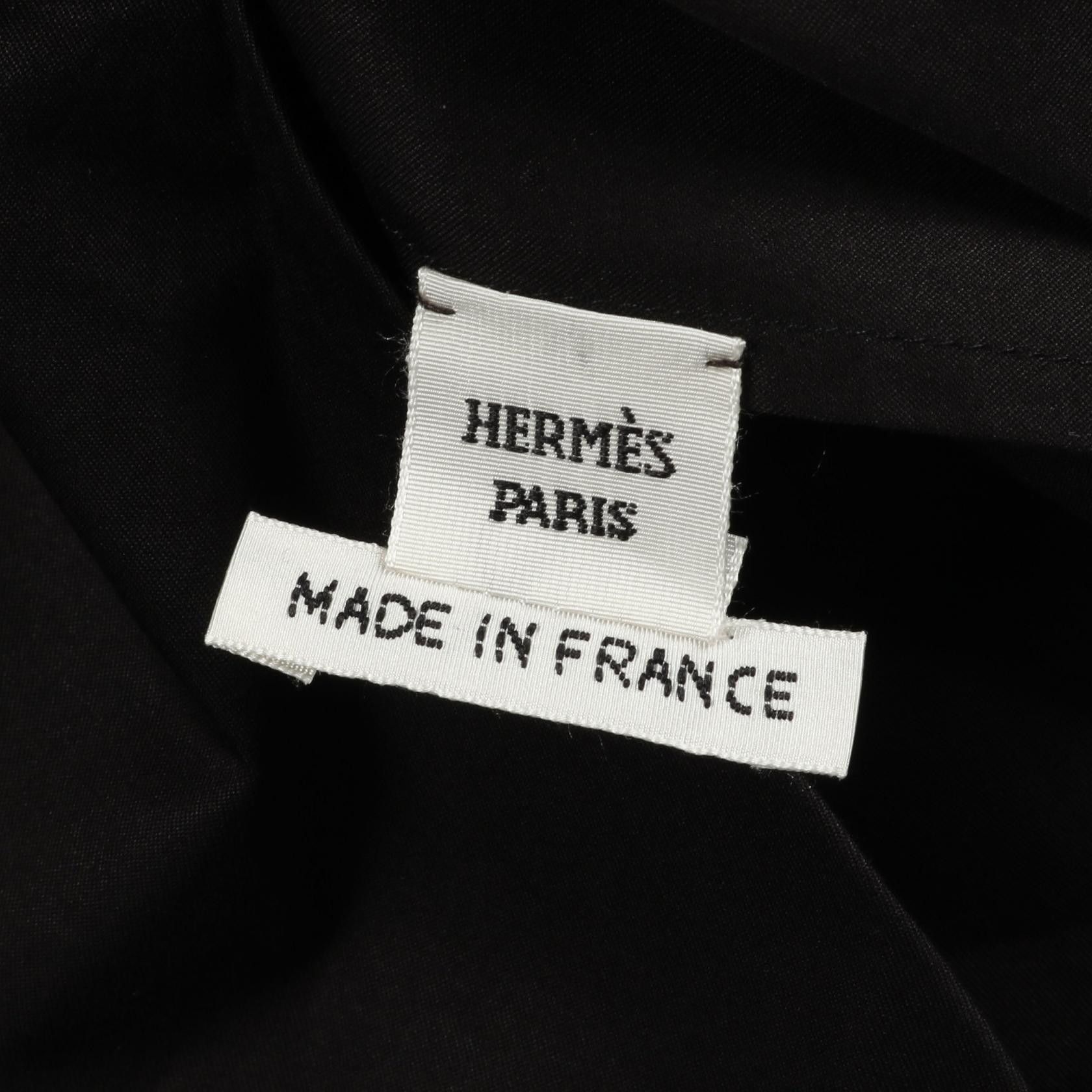 Hermes Hermes Hermes Twilly Neck Cotton Shirt40 Textile Tops DUTY FREE for USA Size ONE SIZE - 3 Thumbnail