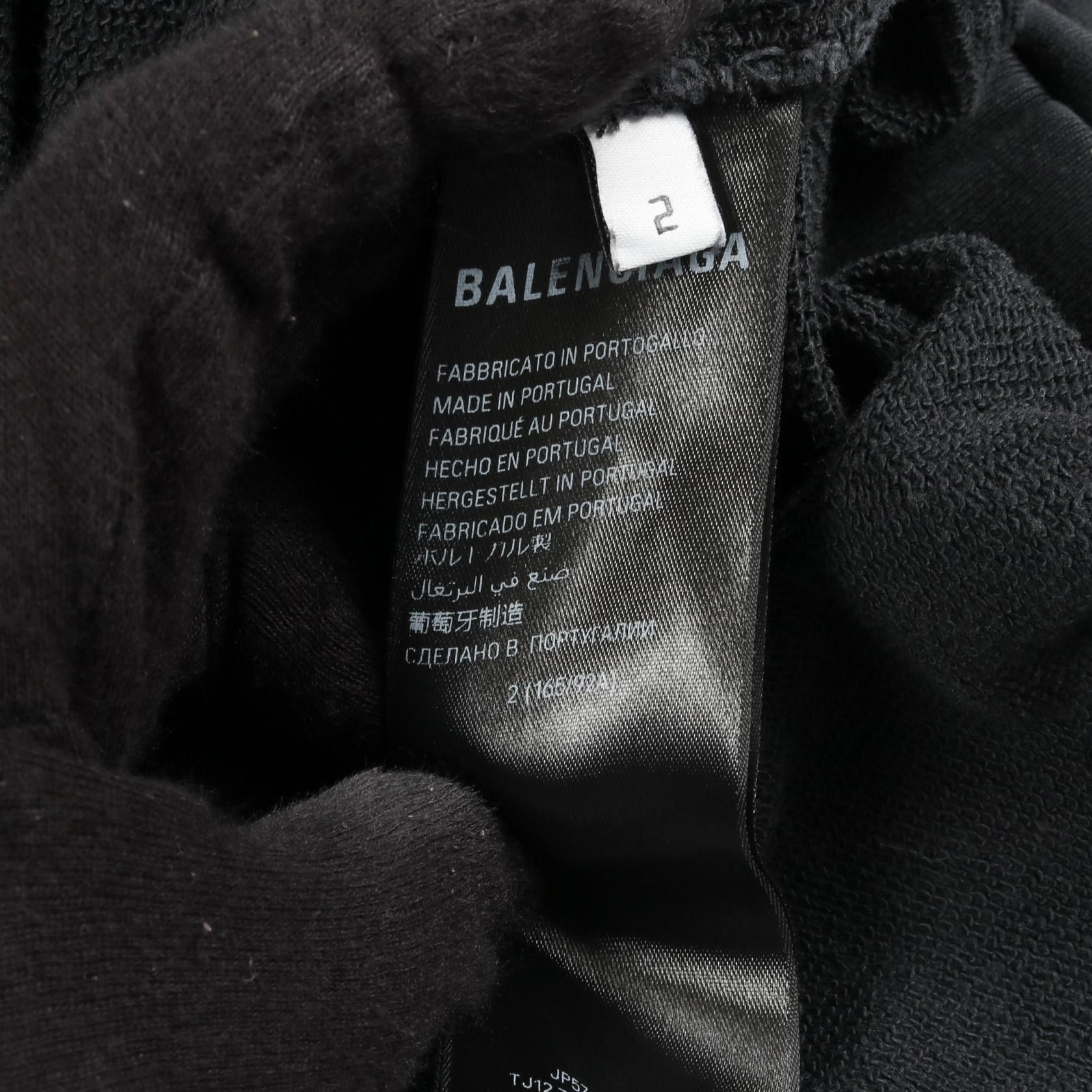 Balenciaga Balenciaga Balenciaga Metal Outline Hoodie Cotton Hoodie Textile Sweatshirts & Hoodies DUTY FREE for USA Size ONE SIZE - 5 Thumbnail
