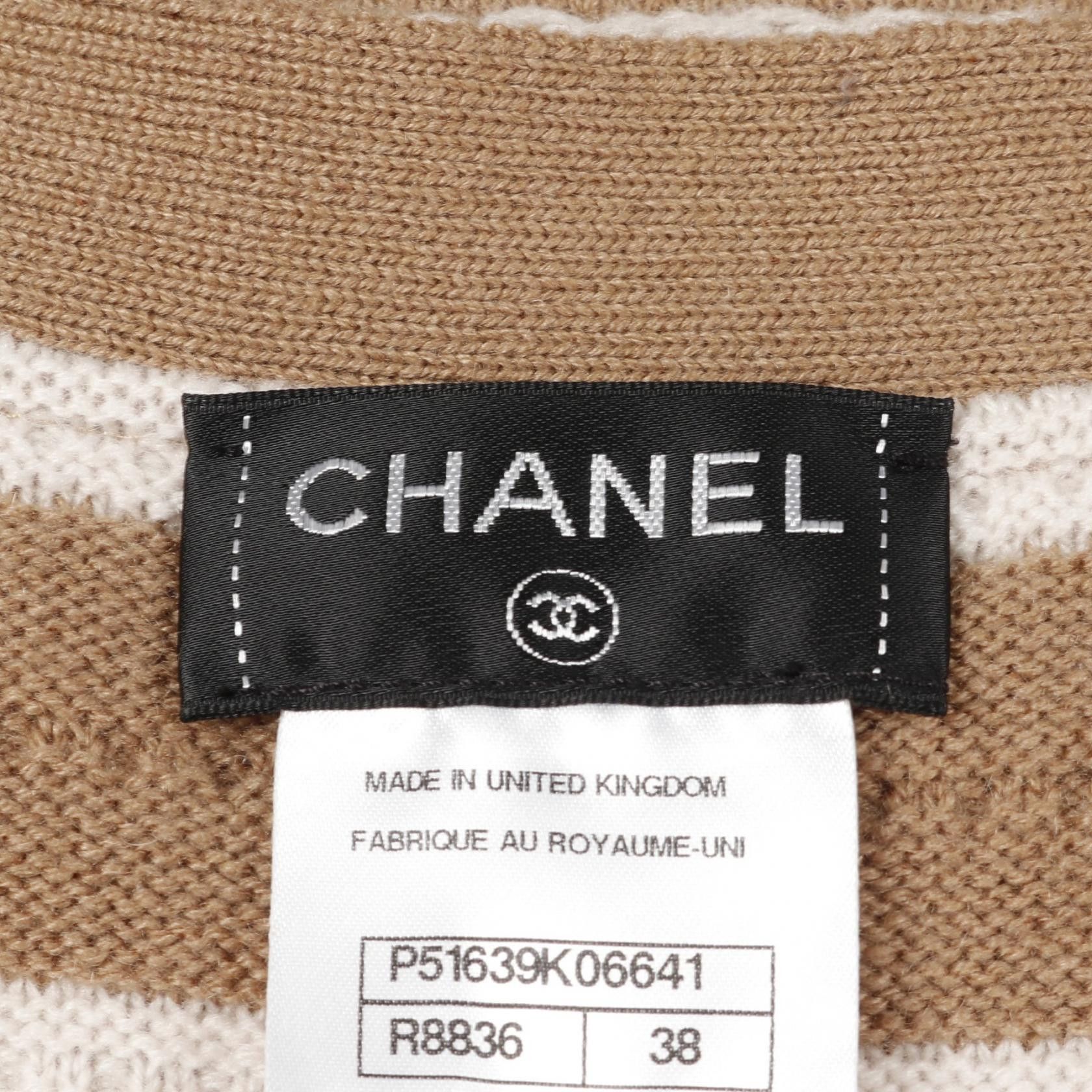 Chanel Chanel Chanel Cashmere Cardigan Textile Tops P51639K06641 DUTY FREE for USA Size ONE SIZE - 3 Thumbnail
