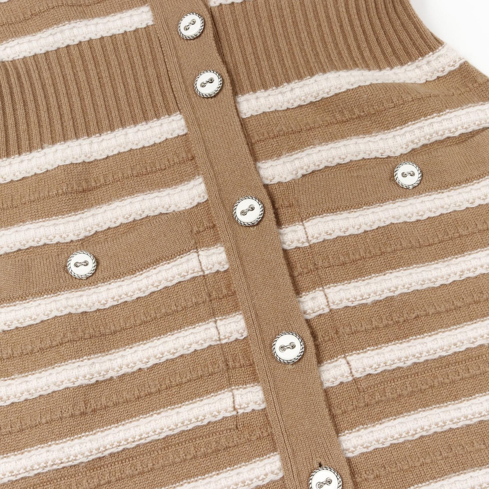 Chanel Chanel Chanel Cashmere Cardigan Textile Tops P51639K06641 DUTY FREE for USA Size ONE SIZE - 7 Thumbnail
