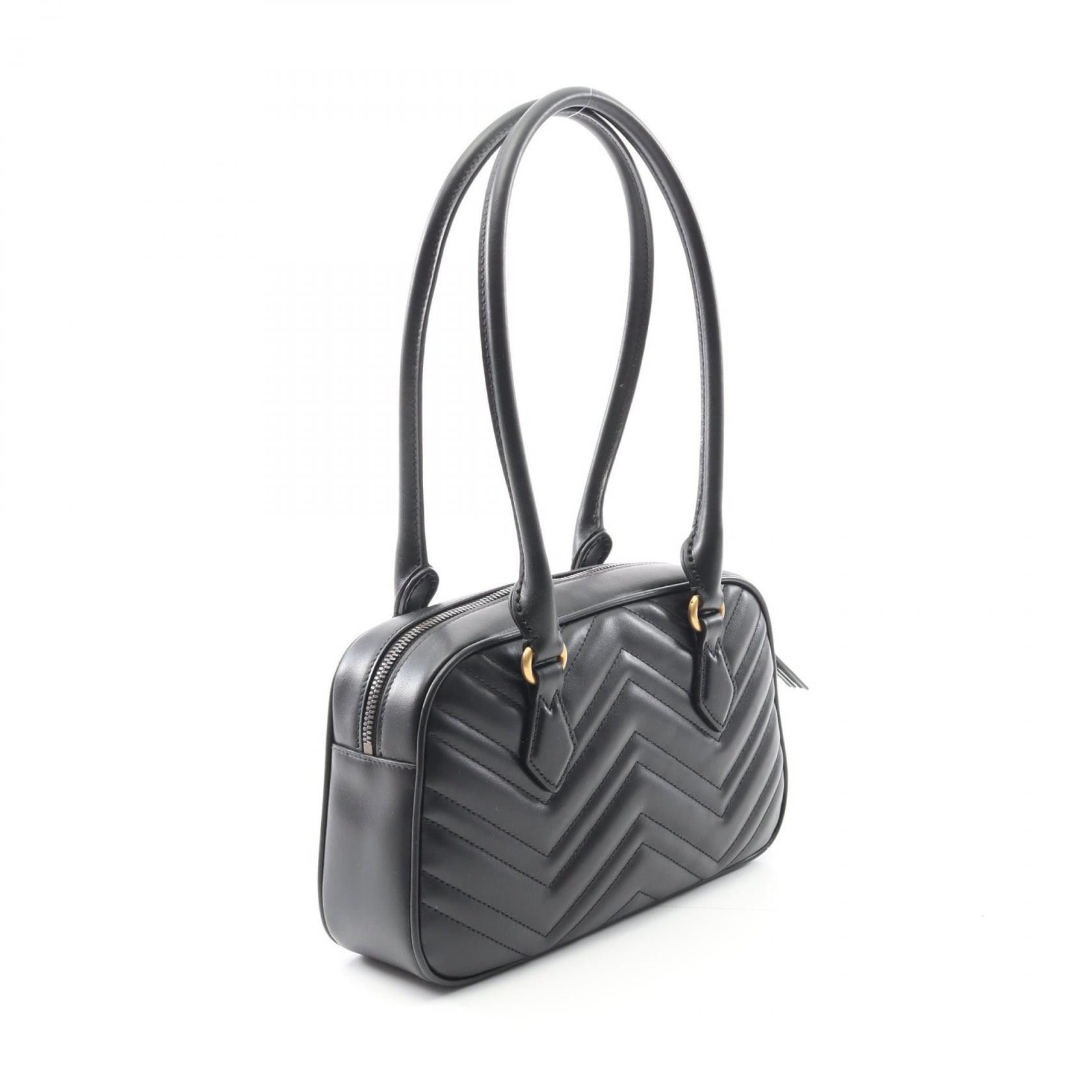 Gucci Gucci Gucci GG Marmont Leather Handbag Leather Handbag 795199AABZB1000 DUTY FREE for USA Size ONE SIZE - 2 Thumbnail