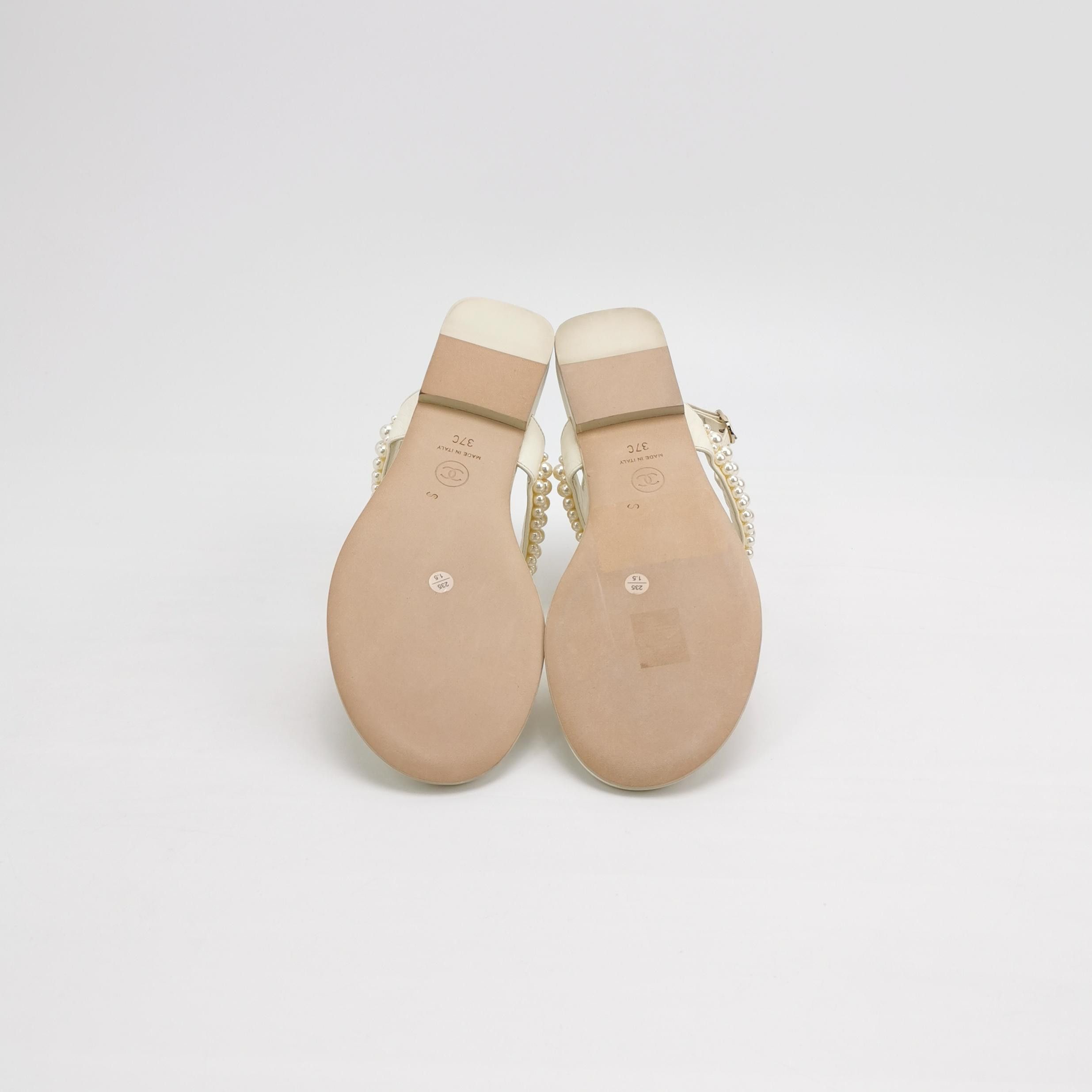Chanel Chanel Women 7 Sandals Size US 7 / IT 37 - 5 Thumbnail