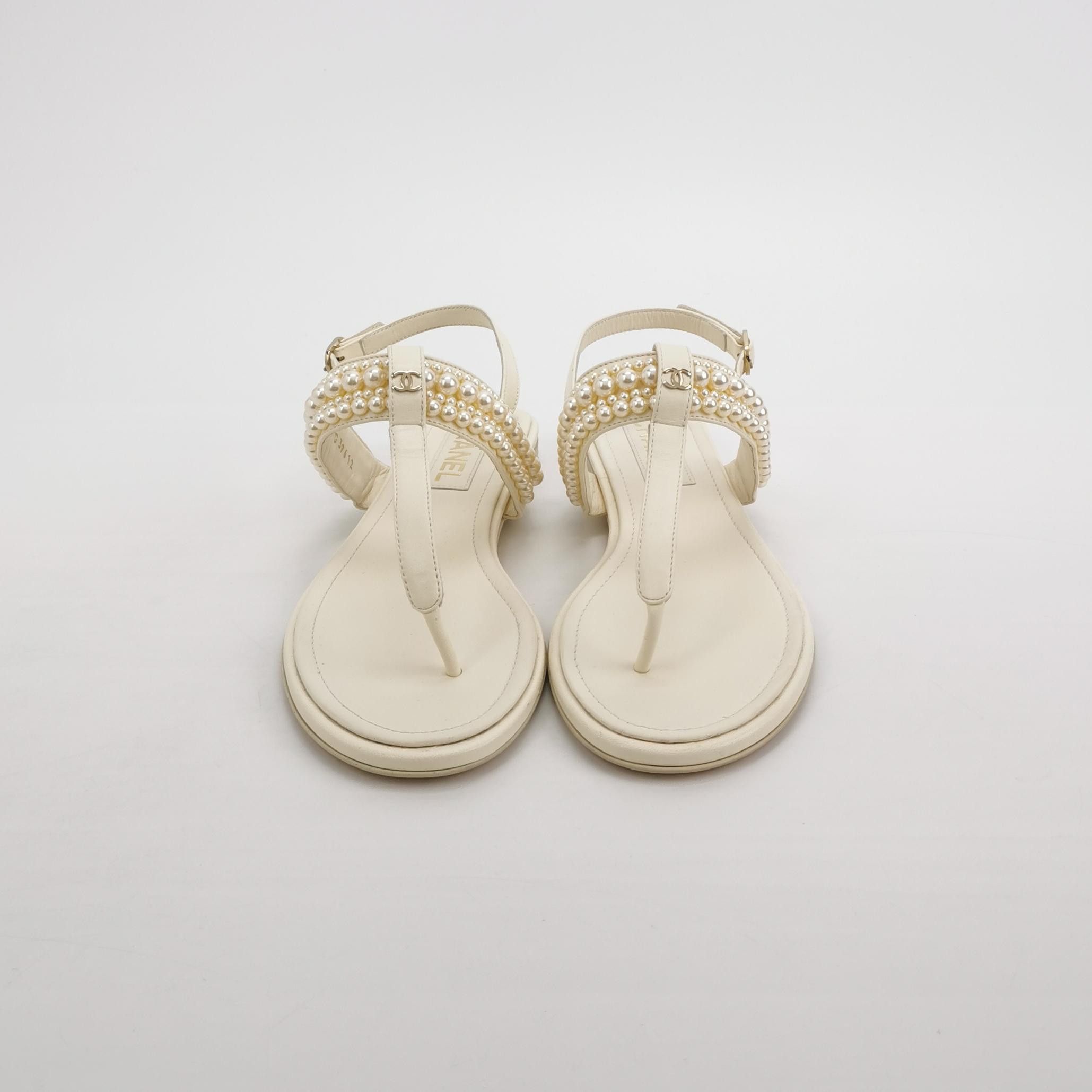 Chanel Chanel Women 7 Sandals Size US 7 / IT 37 - 3 Thumbnail