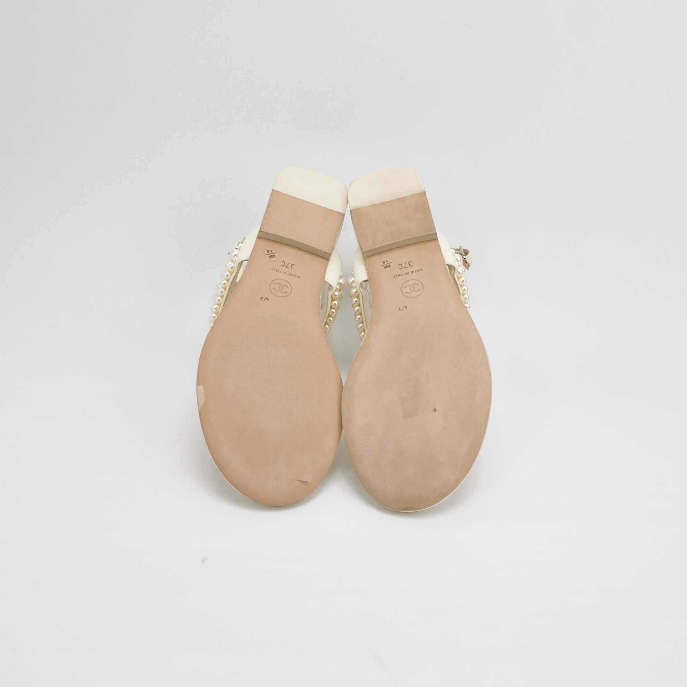 Chanel Chanel Women 7 Sandals Size US 7 / IT 37 - 5 Thumbnail