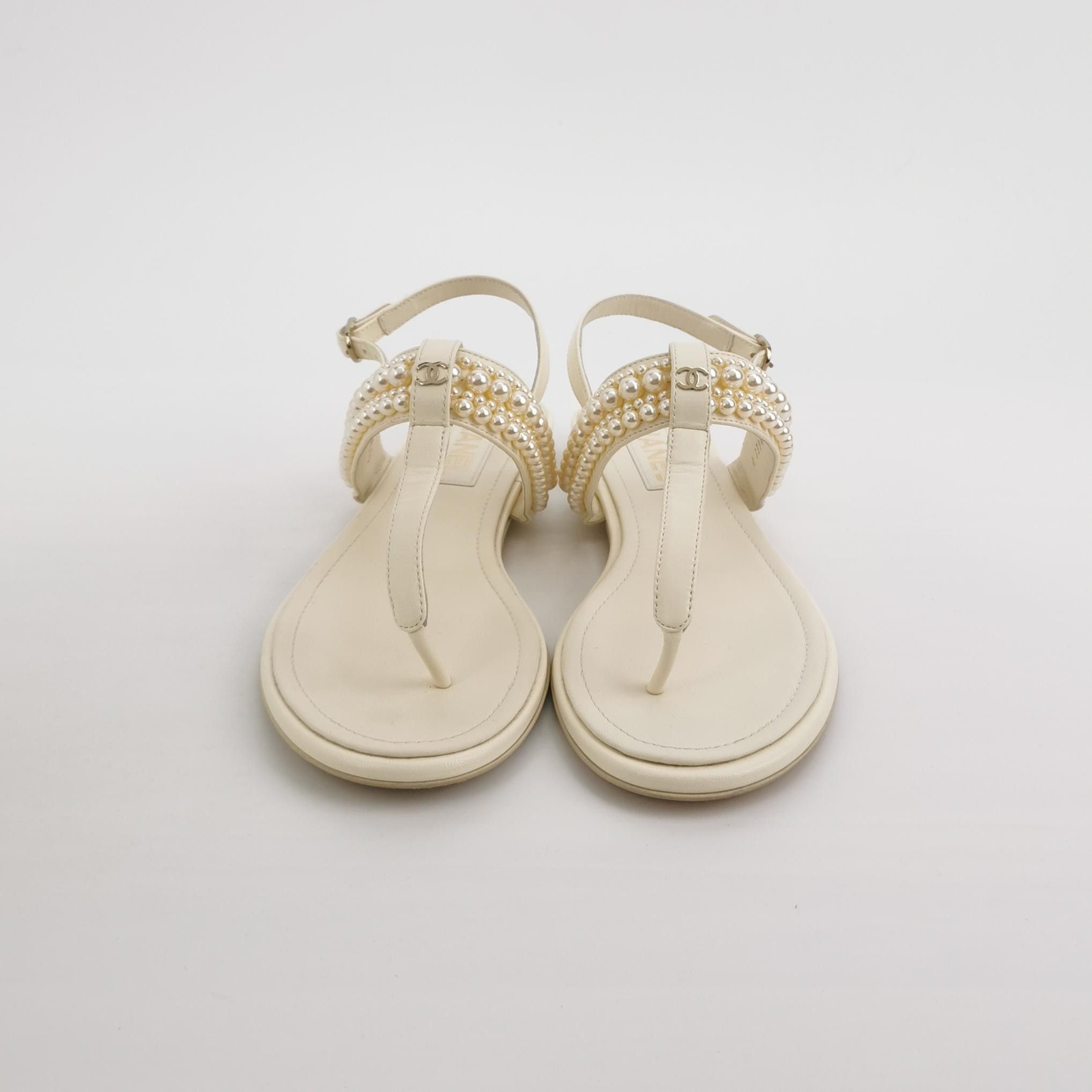 Chanel Chanel Women 7 Sandals Size US 7 / IT 37 - 3 Thumbnail