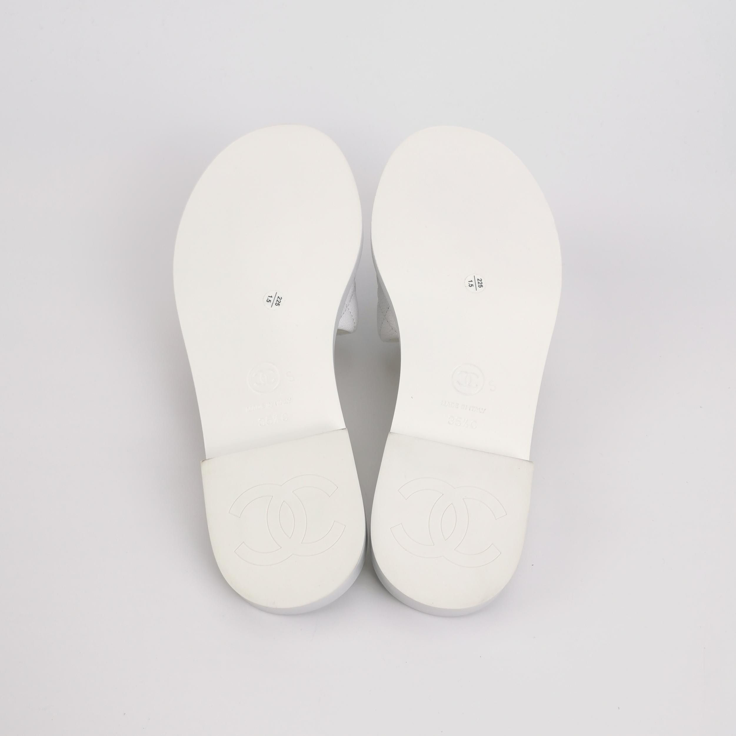 Chanel Chanel Women 5-5 Sandals Size US 5.5 / IT 35.5 - 5 Thumbnail