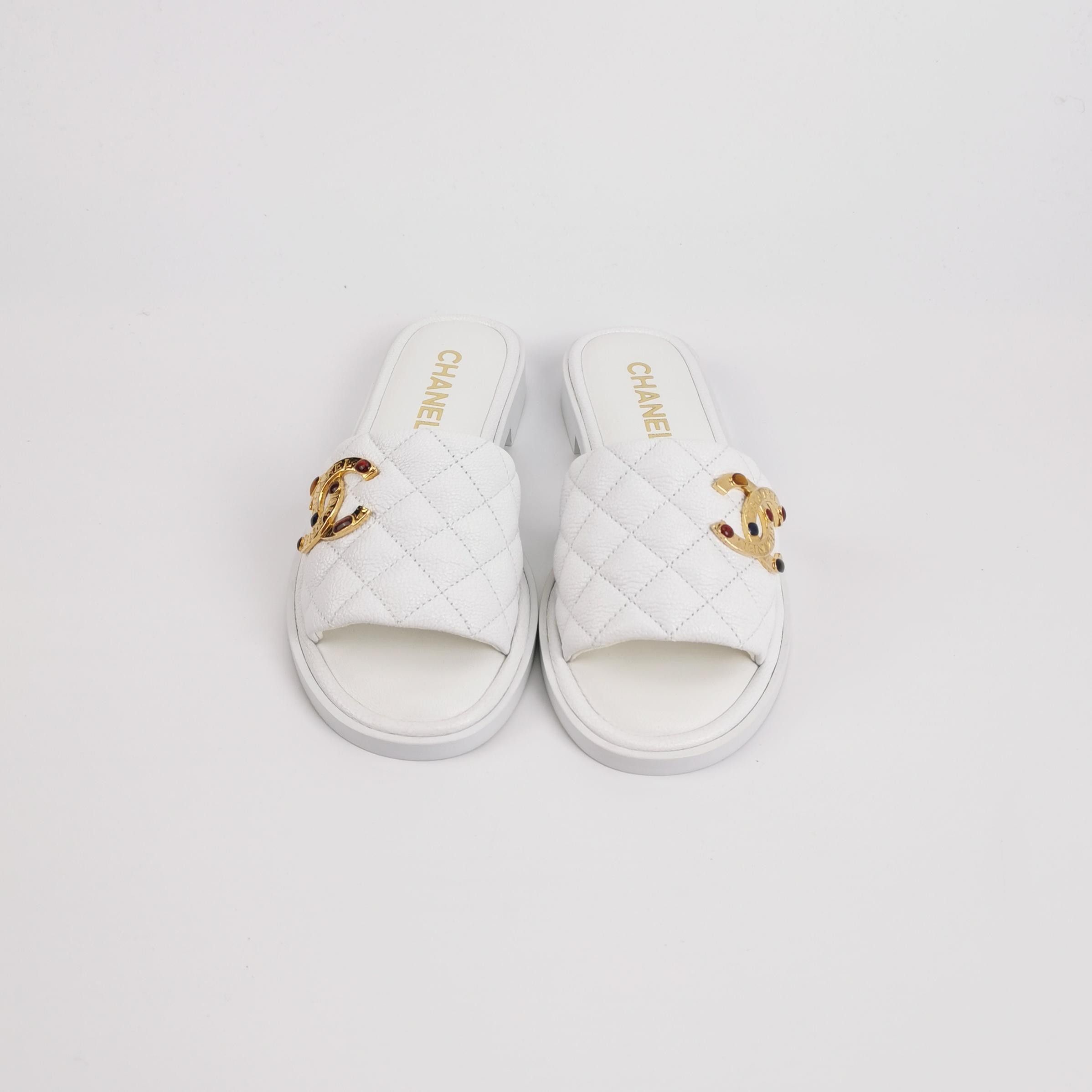 Chanel Chanel Women 5-5 Sandals Size US 5.5 / IT 35.5 - 3 Thumbnail