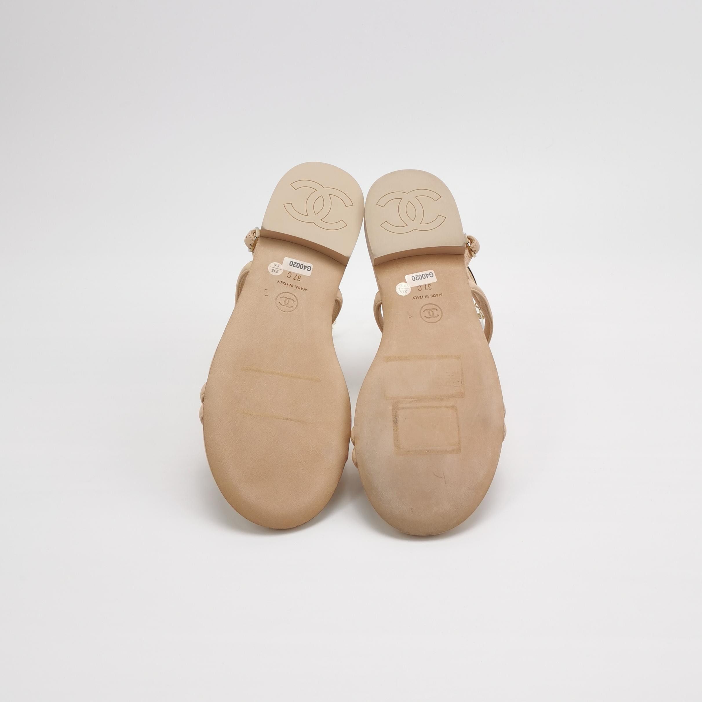 Chanel Chanel Women 7 Sandals Size US 7 / IT 37 - 5 Thumbnail