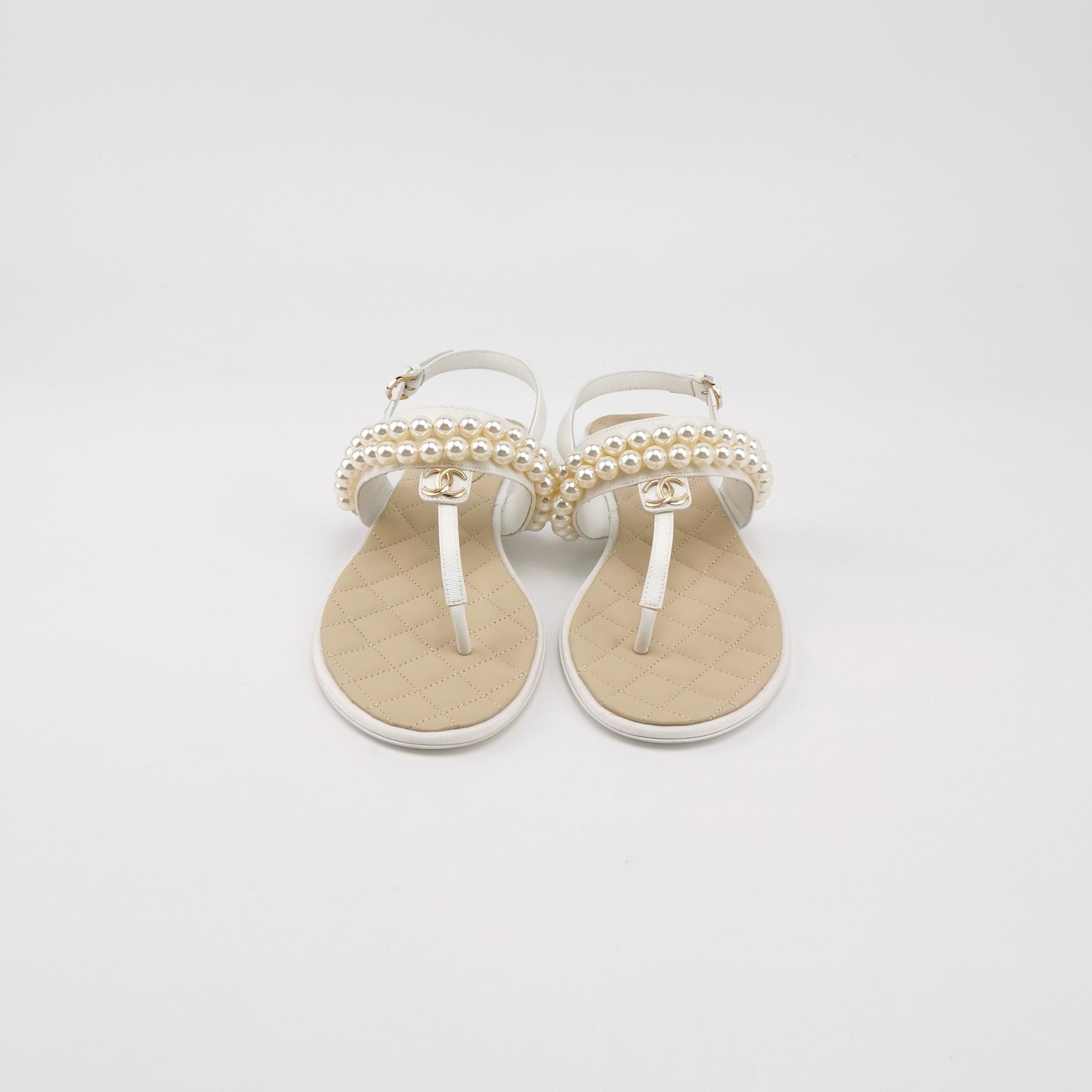 Chanel Chanel Women 6-5 Sandals Size US 6.5 / IT 36.5 - 3 Thumbnail