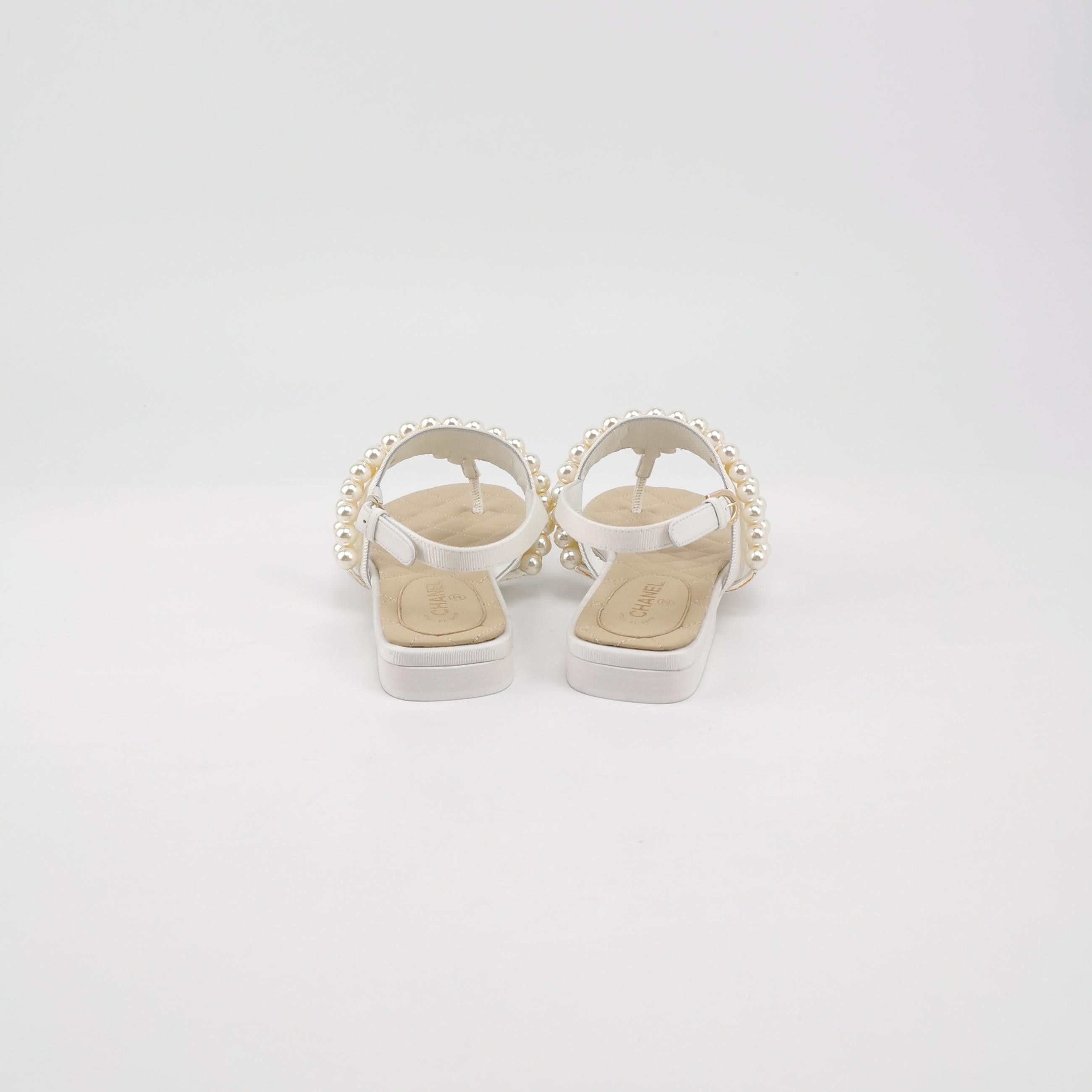 Chanel Chanel Women 6-5 Sandals Size US 6.5 / IT 36.5 - 4 Thumbnail