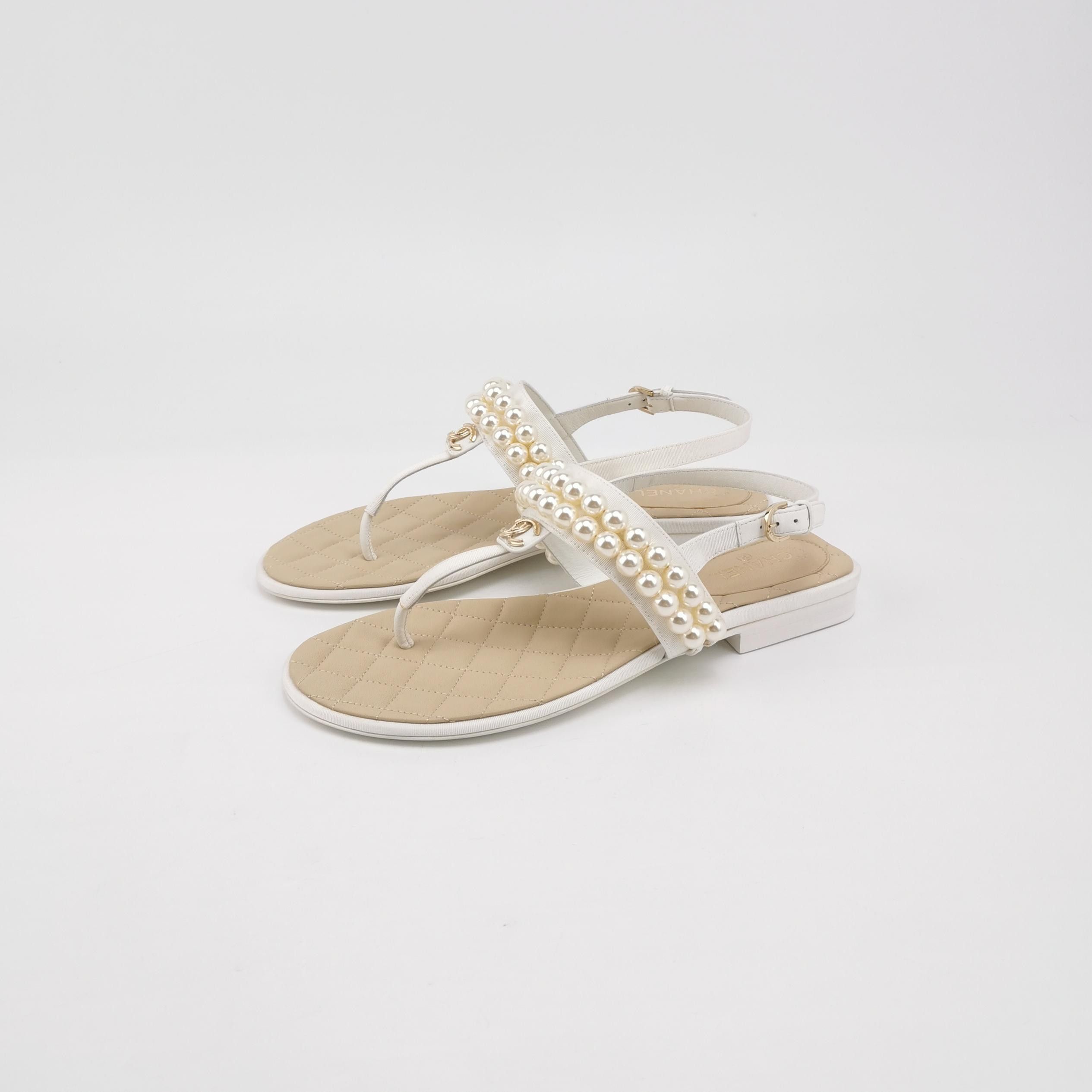 Chanel Chanel Women 6-5 Sandals Size US 6.5 / IT 36.5 - 2 Thumbnail