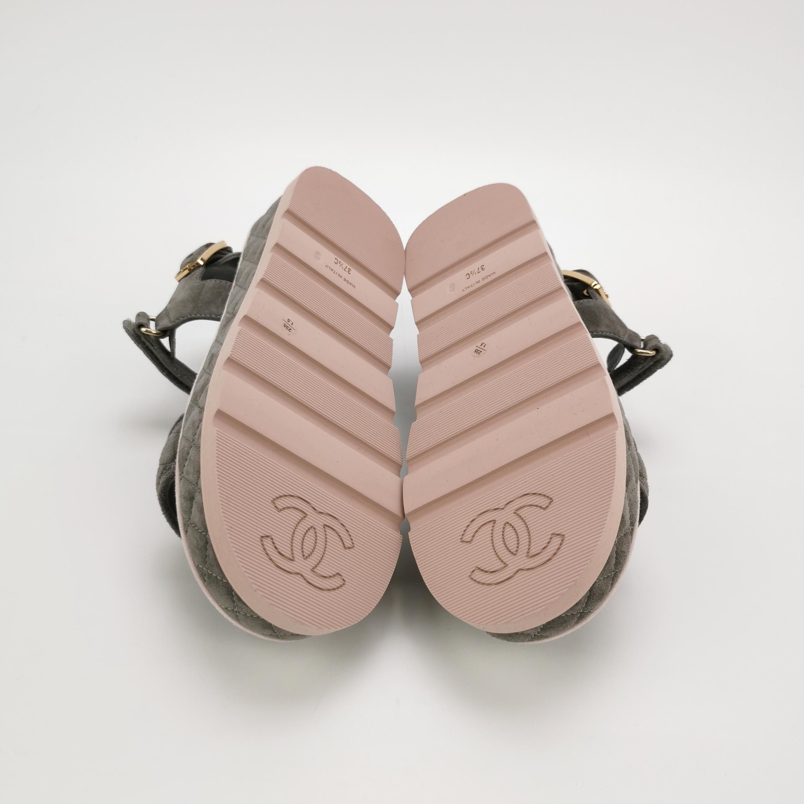 Chanel Chanel Women 7-5 Sandals Size US 7.5 / IT 37.5 - 5 Thumbnail