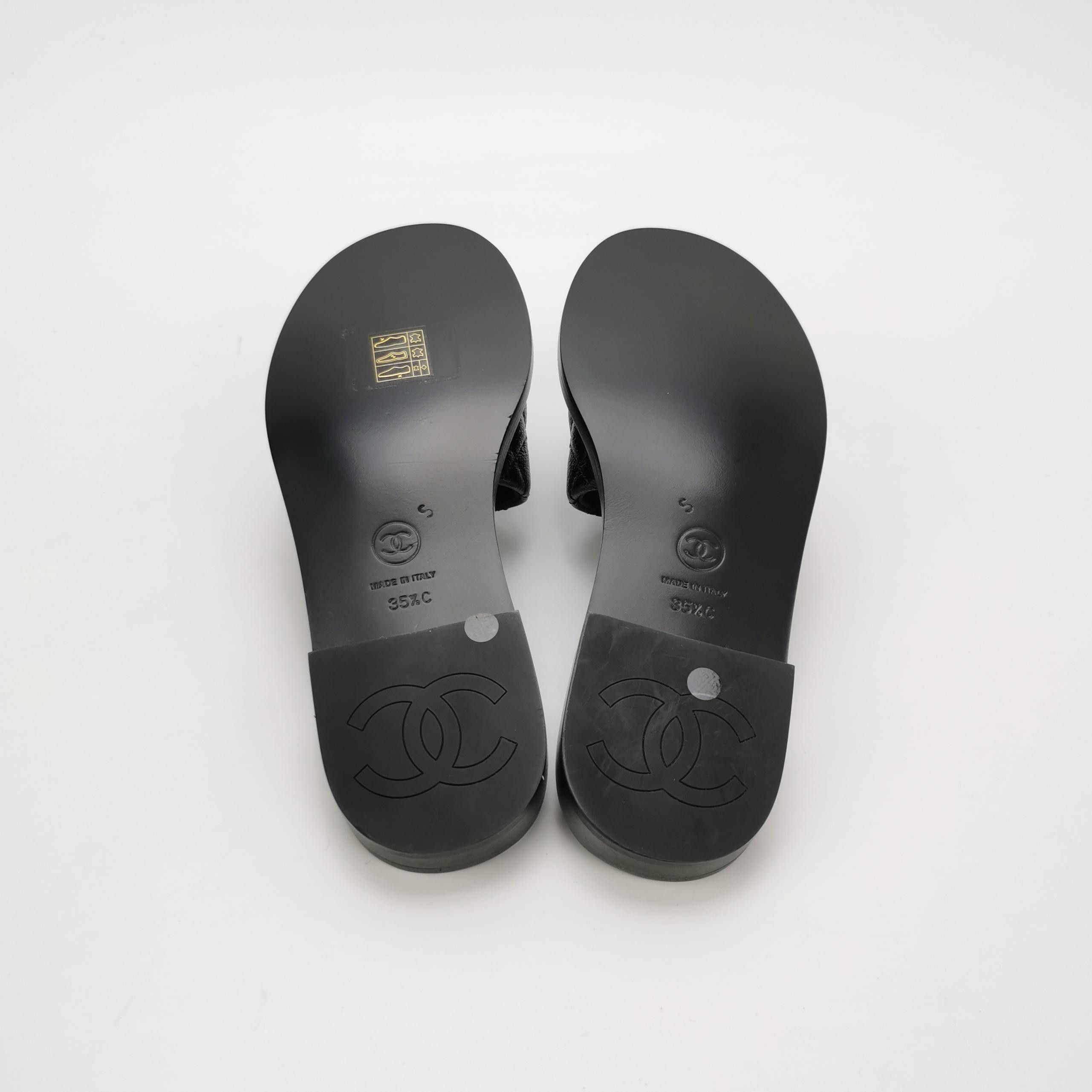 Chanel Chanel Women 5-5 Sandals Size US 5.5 / IT 35.5 - 5 Thumbnail