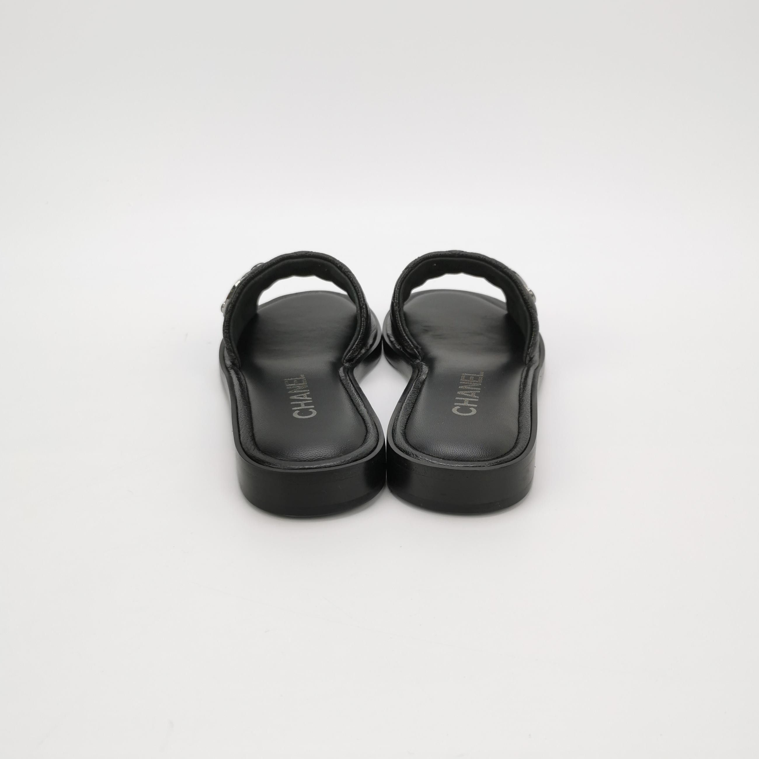 Chanel Chanel Women 5-5 Sandals Size US 5.5 / IT 35.5 - 4 Thumbnail